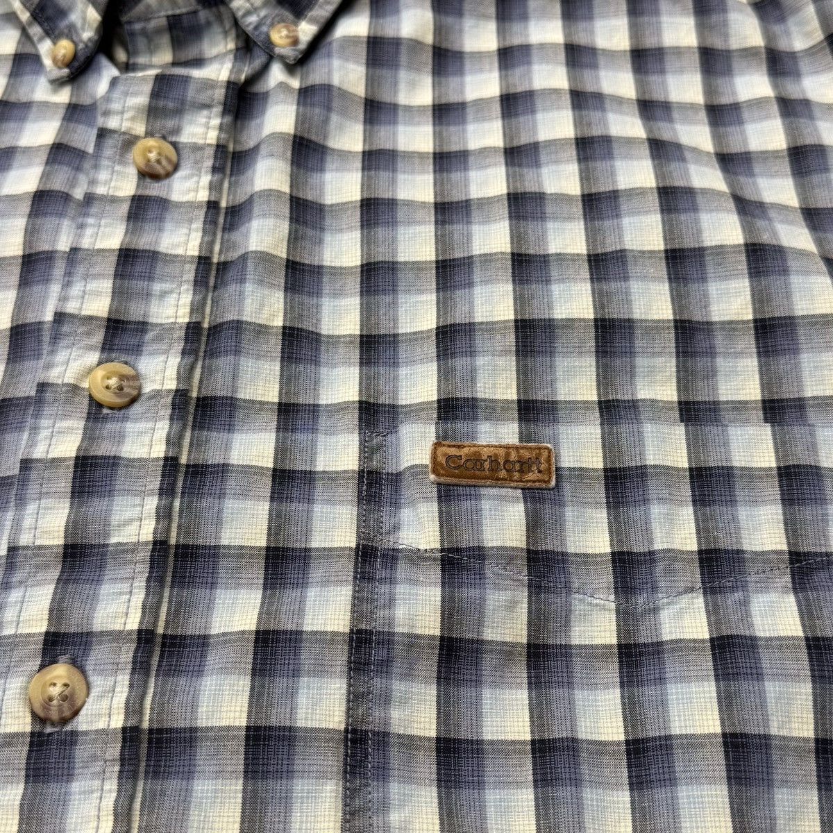 Carhartt Carhartt Y2K Plaid Button Down Overshirt XL Tall Size US XL / EU 56 / 4 - 3 Thumbnail