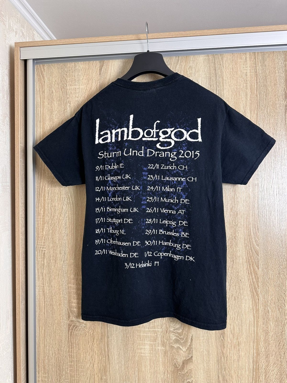 Band Tees 🔥 Lamb Of God Summer 2015 2-SIDED Merch Metal Band T-Shirt Size US M / EU 48-50 / 2 - 2 Thumbnail