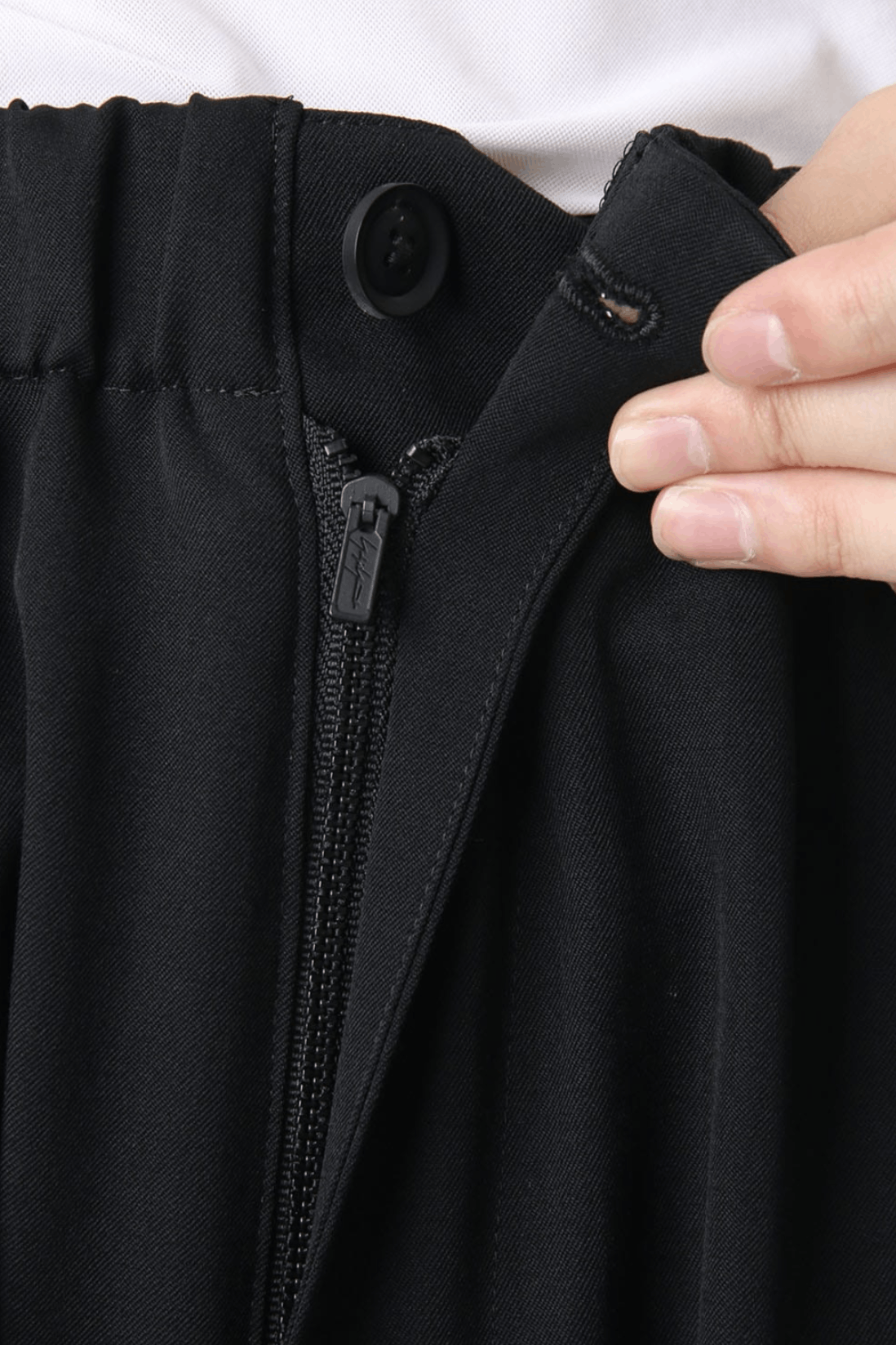 Yohji Yamamoto Pour Homme- W/Gabardine Slim Wrap Pants