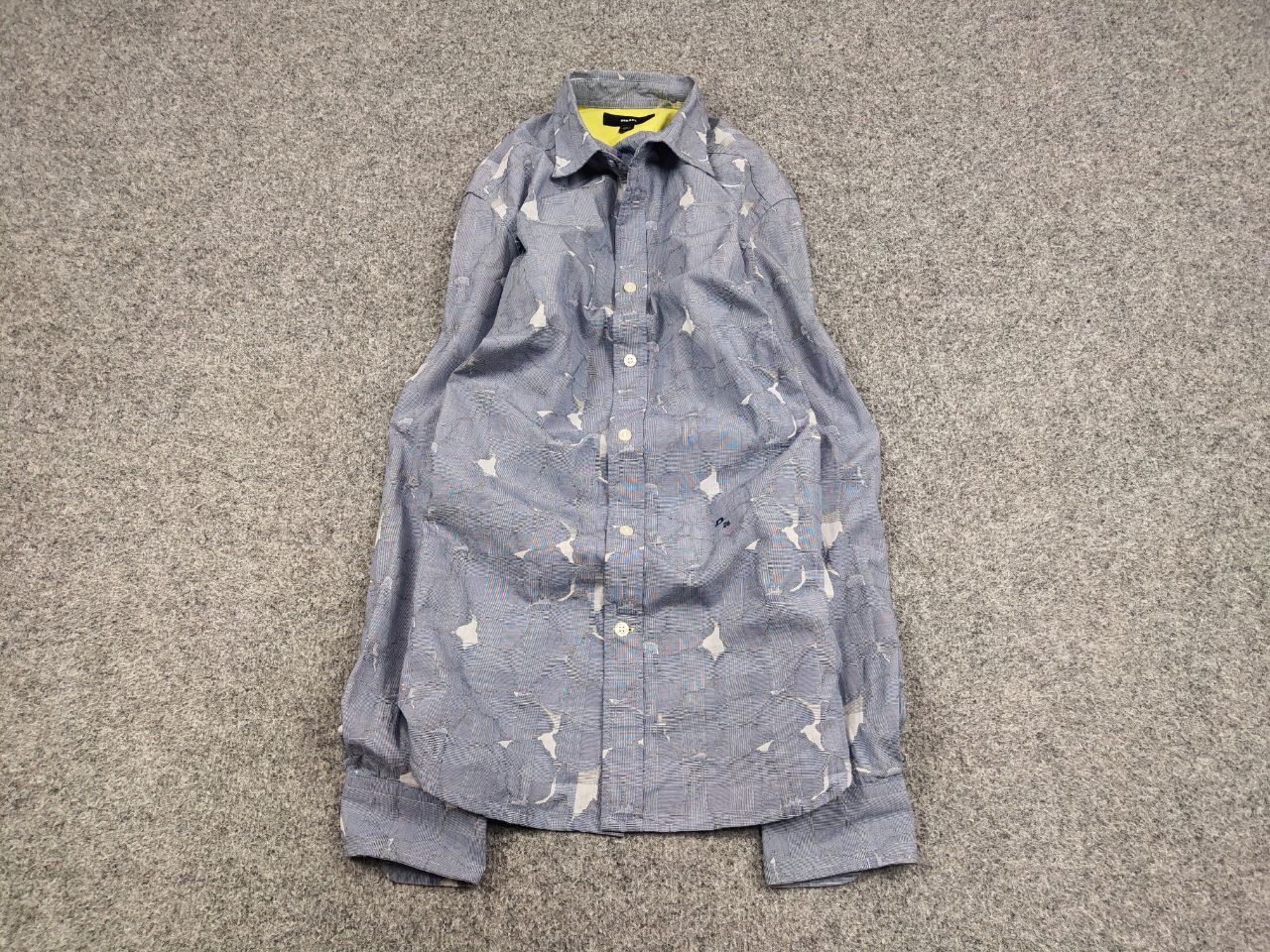 Diesel Diesel Design Casual Blue Pattern Buttons Shirt Y2K Style Size US M / EU 48-50 / 2 - 2 Thumbnail