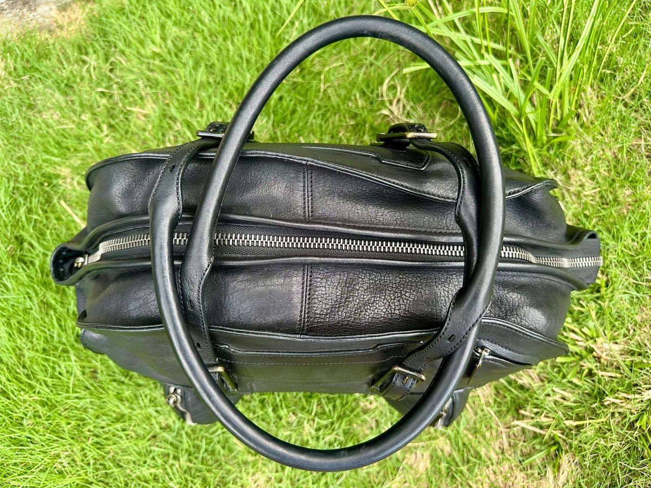 Helmut Lang Authentic Helmut Lang Bunker Leather Tote Bag Size ONE SIZE - 4 Thumbnail
