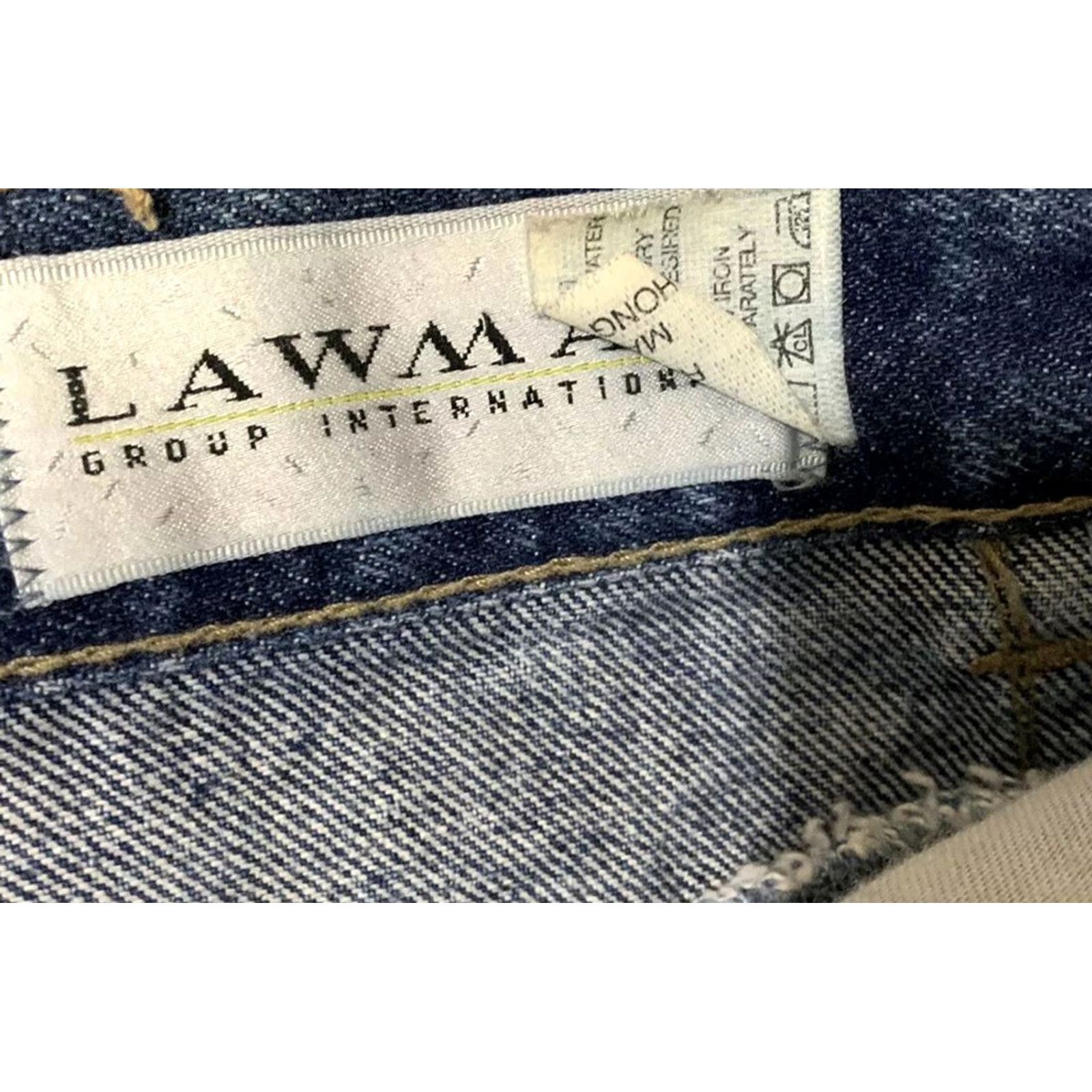 Vintage VINTAGE Lawnman Women's Western Tapered High Waist Jeans Blue Size 9 Size 30" / US 8 / IT 44 - 5 Thumbnail