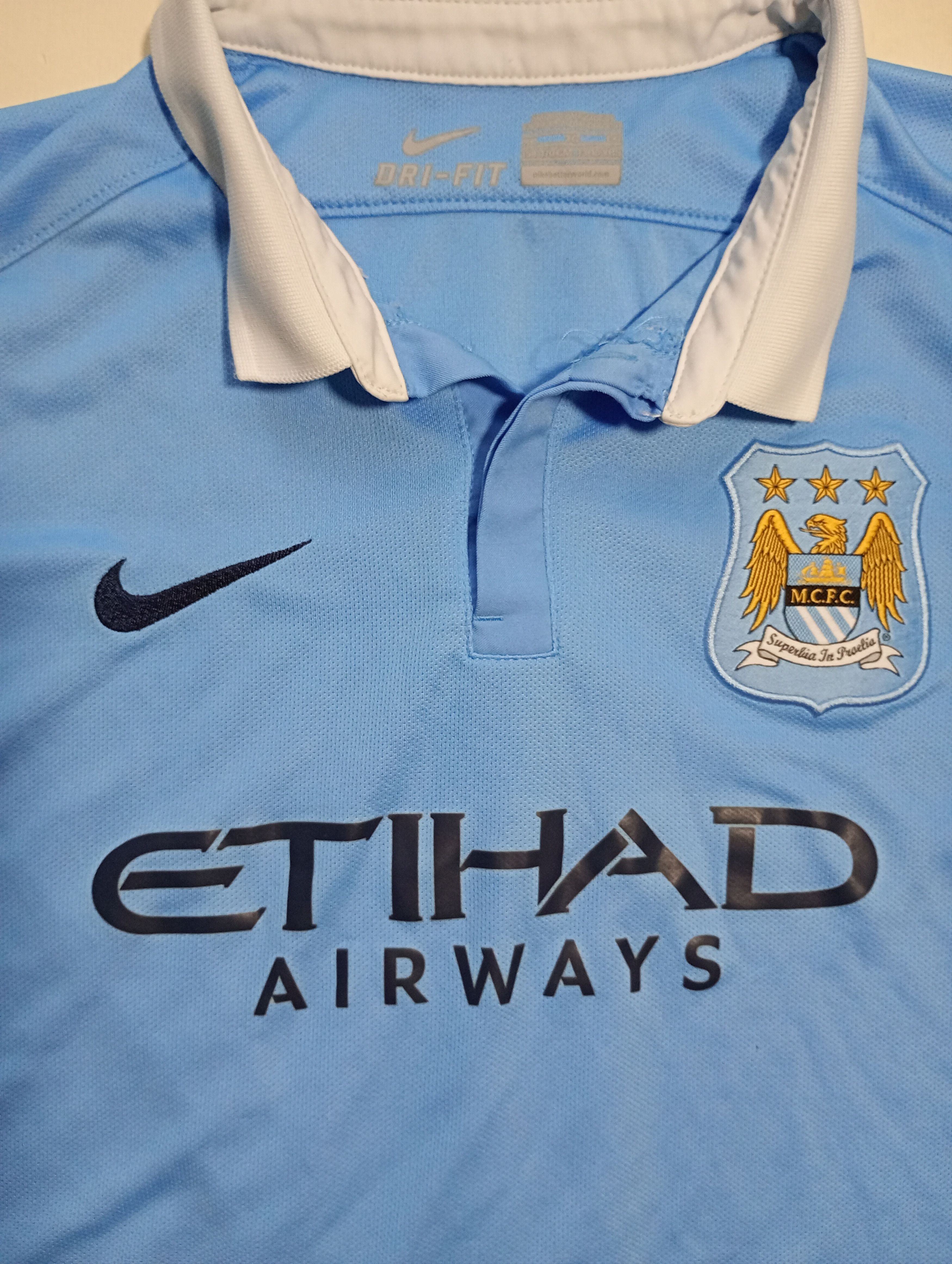 Nike Nike Manchester City Home Jersey 2015-2016 Junior Size XL Size US S / EU 44-46 / 1 - 6 Thumbnail