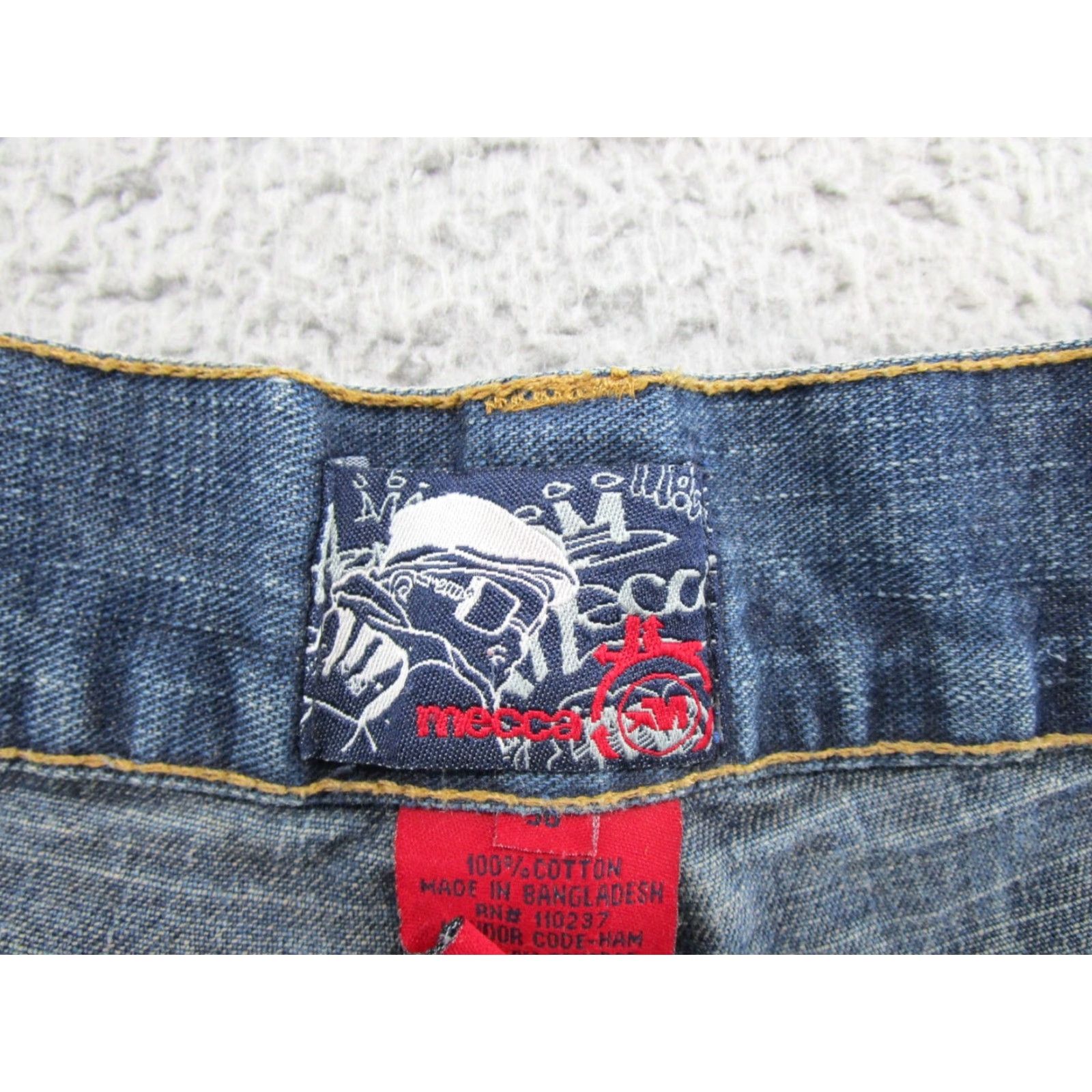 Vintage VINTAGE Mecca Denim Jeans Skater Grunge Carpenter 38x33 Men Read Size US 38 / EU 54 - 5 Thumbnail