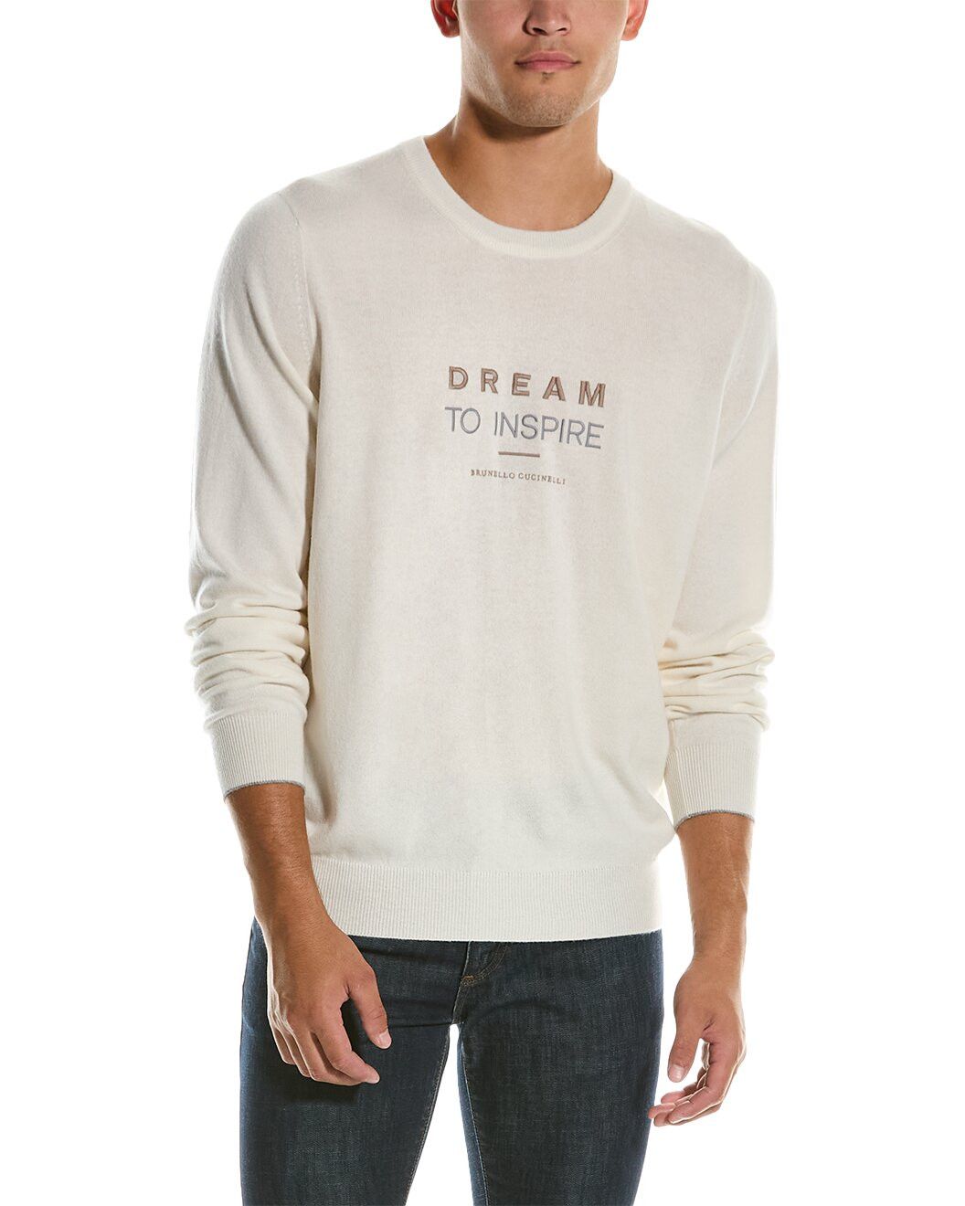o1glo1t0923 Sweater in White