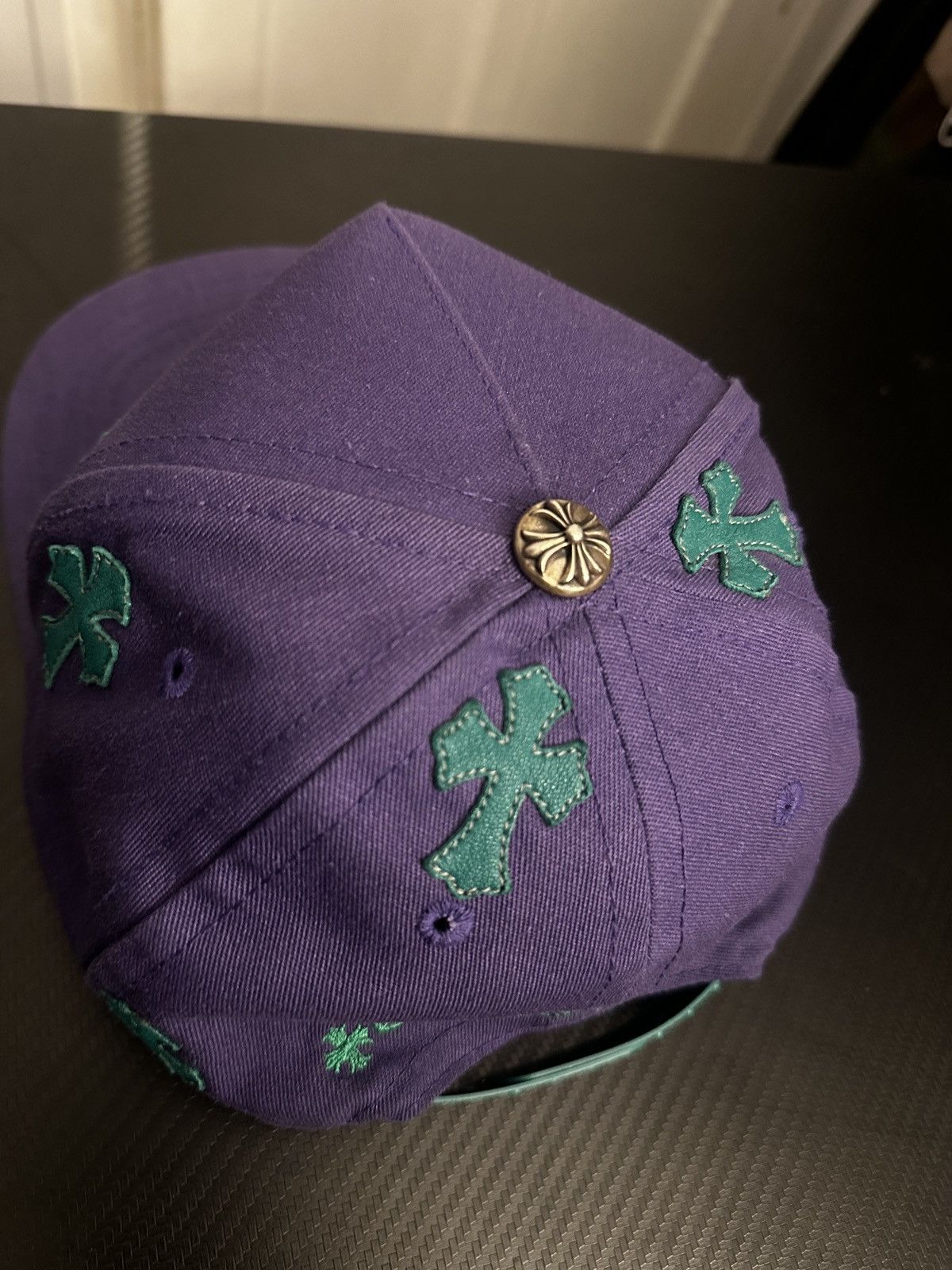 Chrome Hearts Chrome Hearts Leather Cross Patch Hat Size ONE SIZE - 2 Thumbnail
