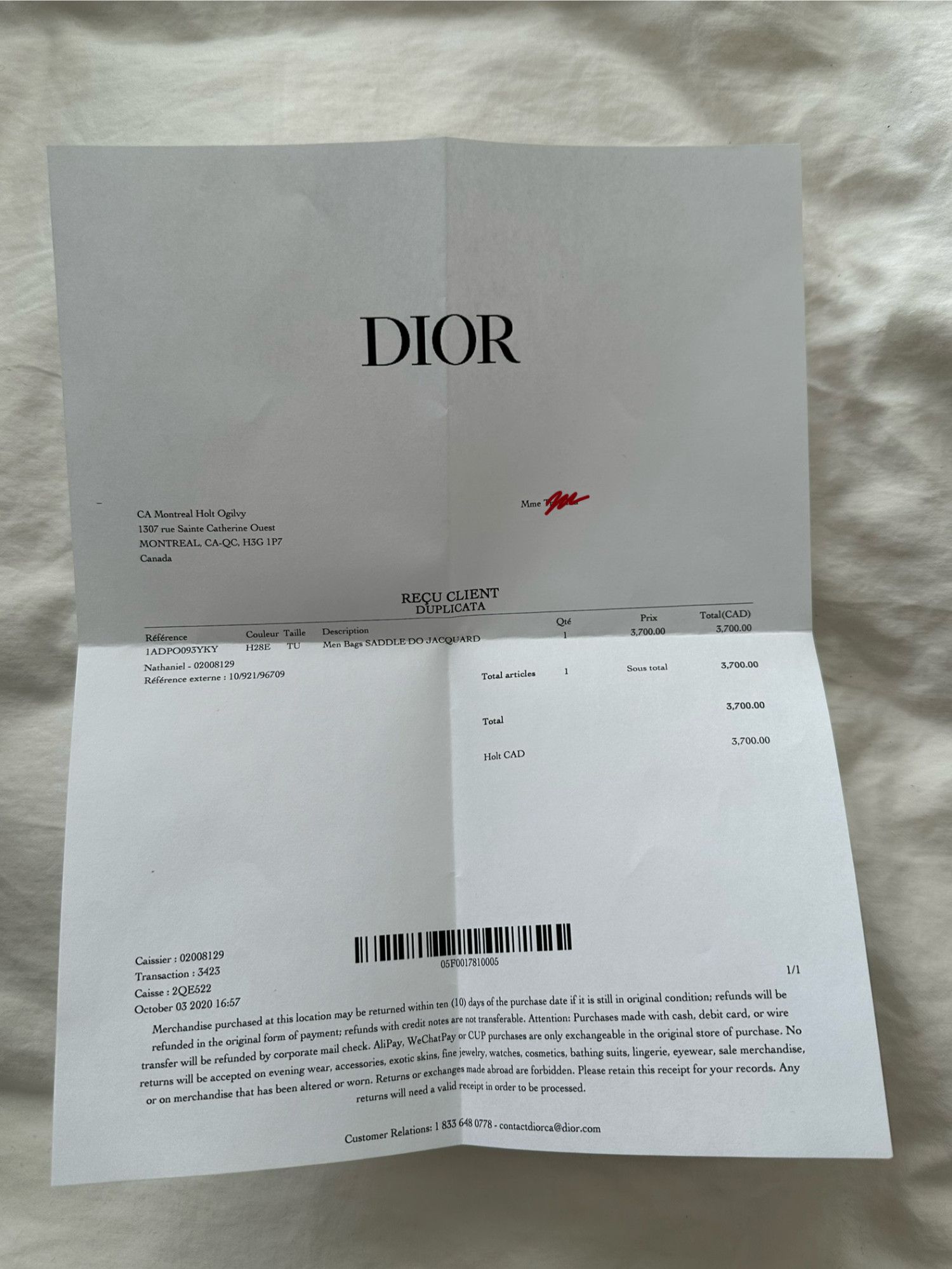 Dior Saddle Bag Beige and Black Dior Oblique Jacquard Size ONE SIZE - 8 Thumbnail