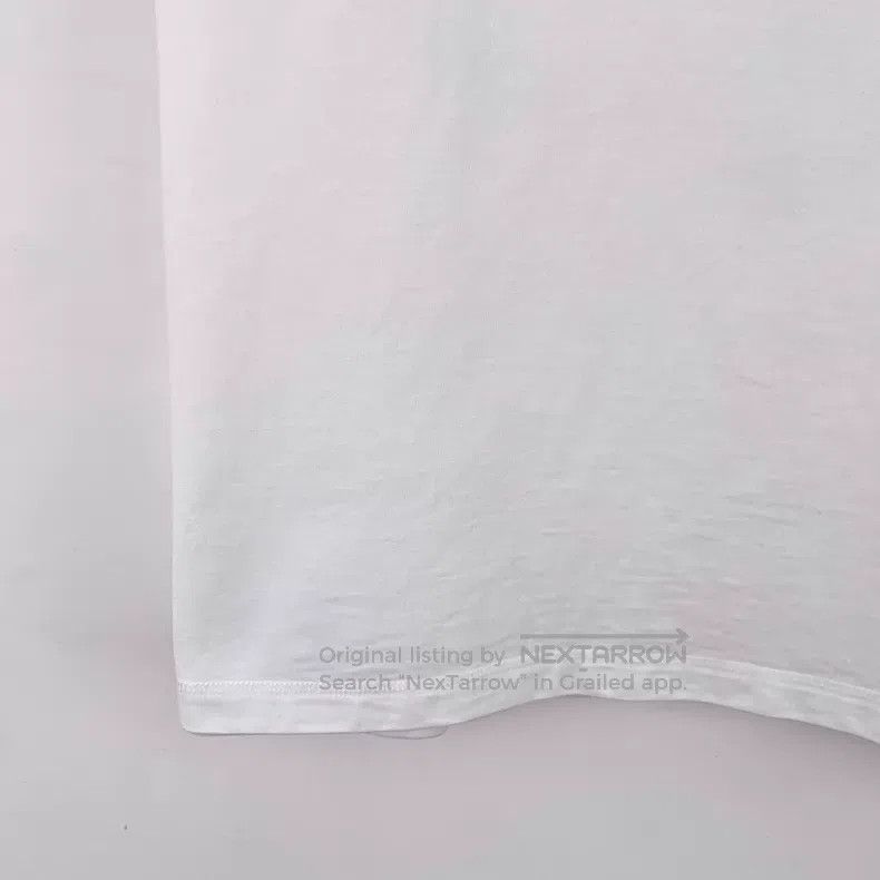Hermes Hermes White Lock Stitch Printed Cotton Crew Neck Short Sl Size S / US 4 / IT 40 - 4 Thumbnail