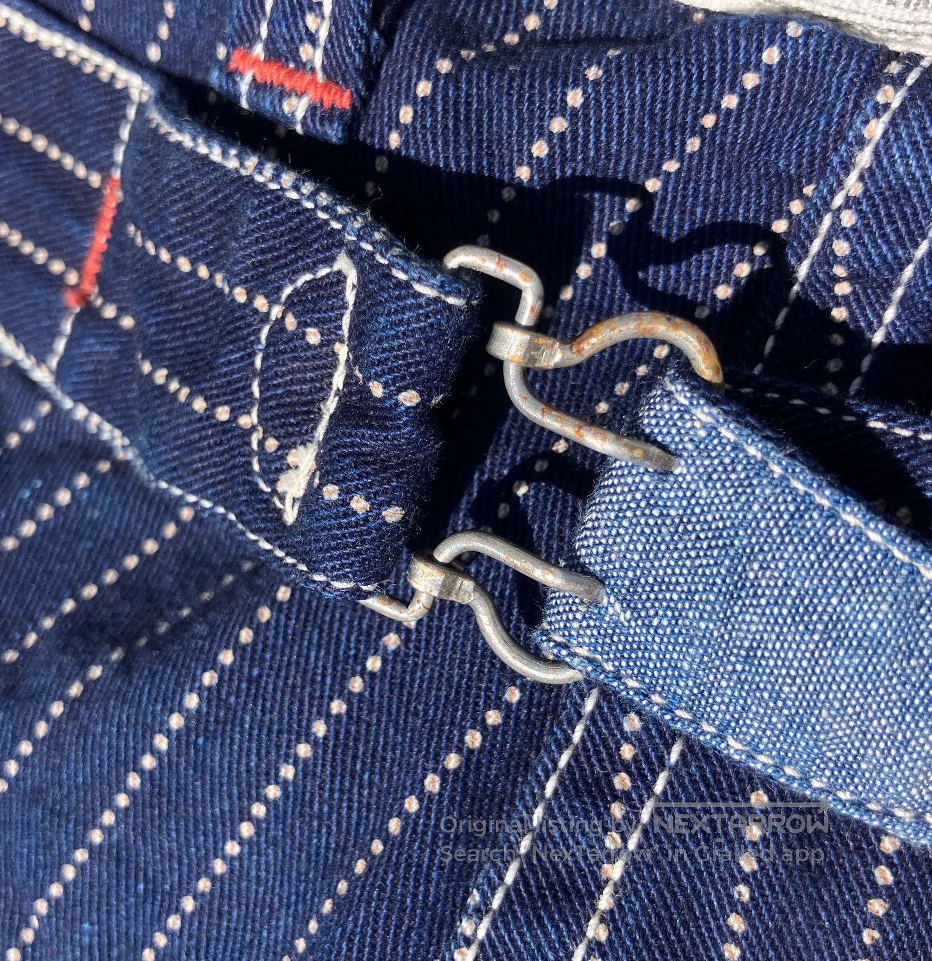 Freewheelers Vintage High-Waisted Work Pants. Size US 34 / EU 50 - 6 Thumbnail