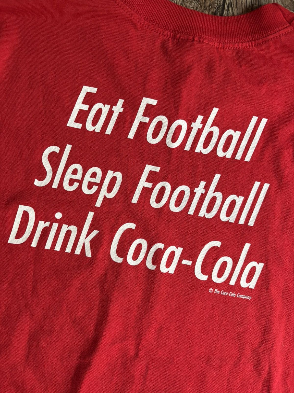 Coca Cola Vintage Coca Cola Promo Euro 1996 Football Single Stitch Tee Size US L / EU 52-54 / 3 - 13 Thumbnail