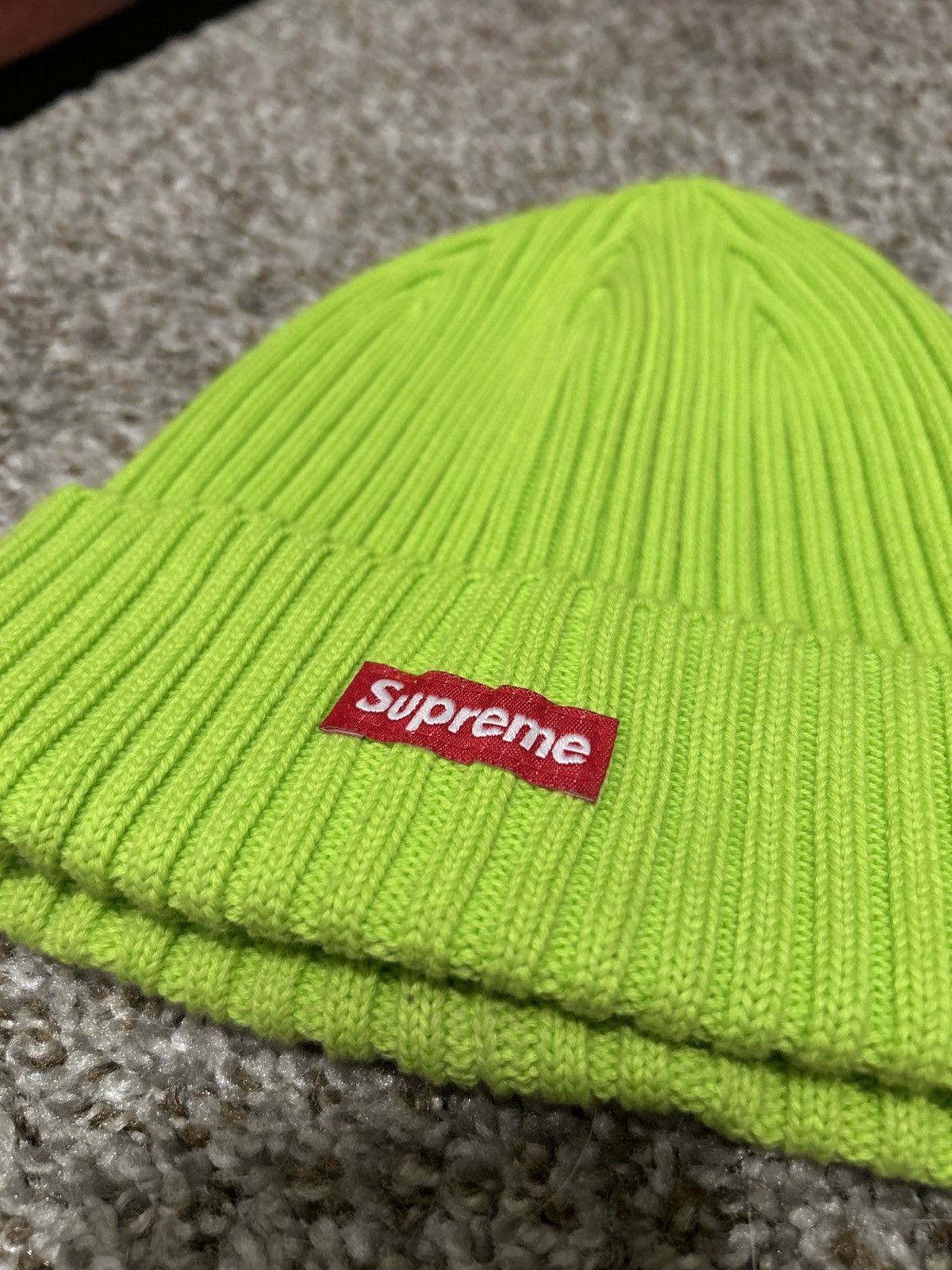 Supreme Overdyed Beanie Green - SS22 - US