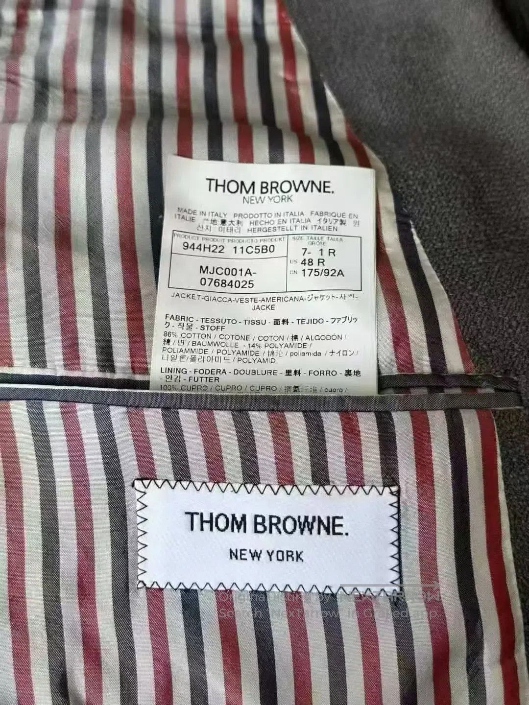 Thom Browne Thom Browne Burgundy Single Sleeve Badge Suit| Size US S / EU 44-46 / 1 - 3 Thumbnail
