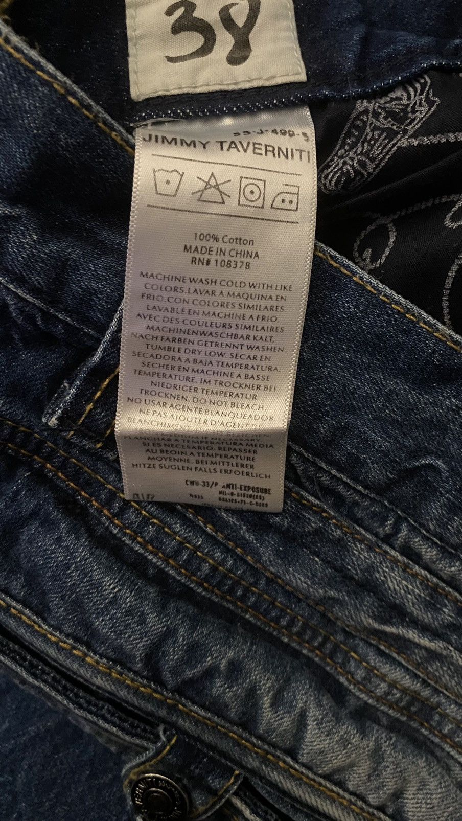 Jimmy Taverniti Jimmy Taverniti Selvedge Denim Pants Size US 38 / EU 54 - 5 Thumbnail
