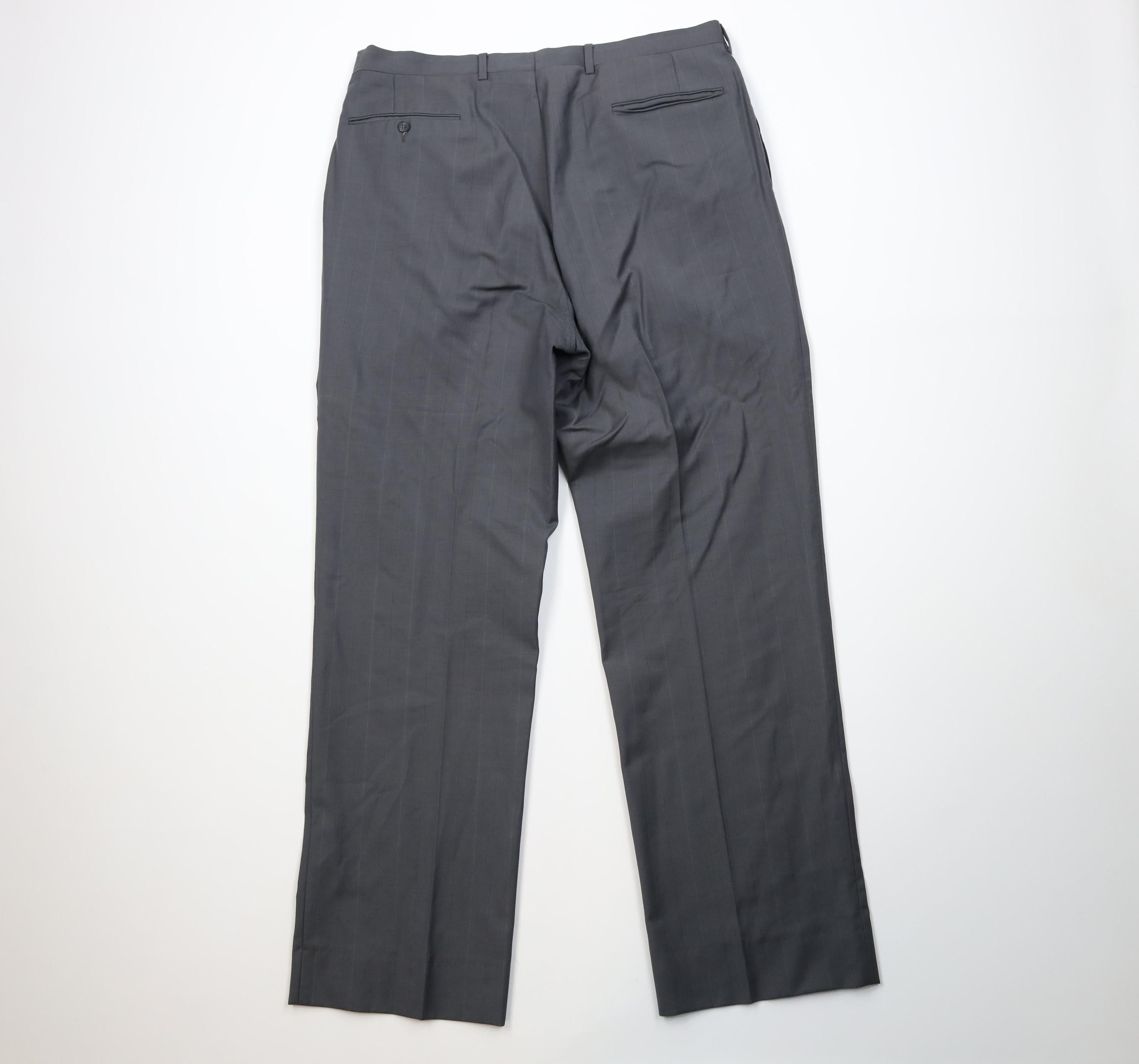 Vintage Vintage 70s Streetwear Wool Blend Knit Wide Leg Chino Pants Size US 38 / EU 54 - 9 Thumbnail