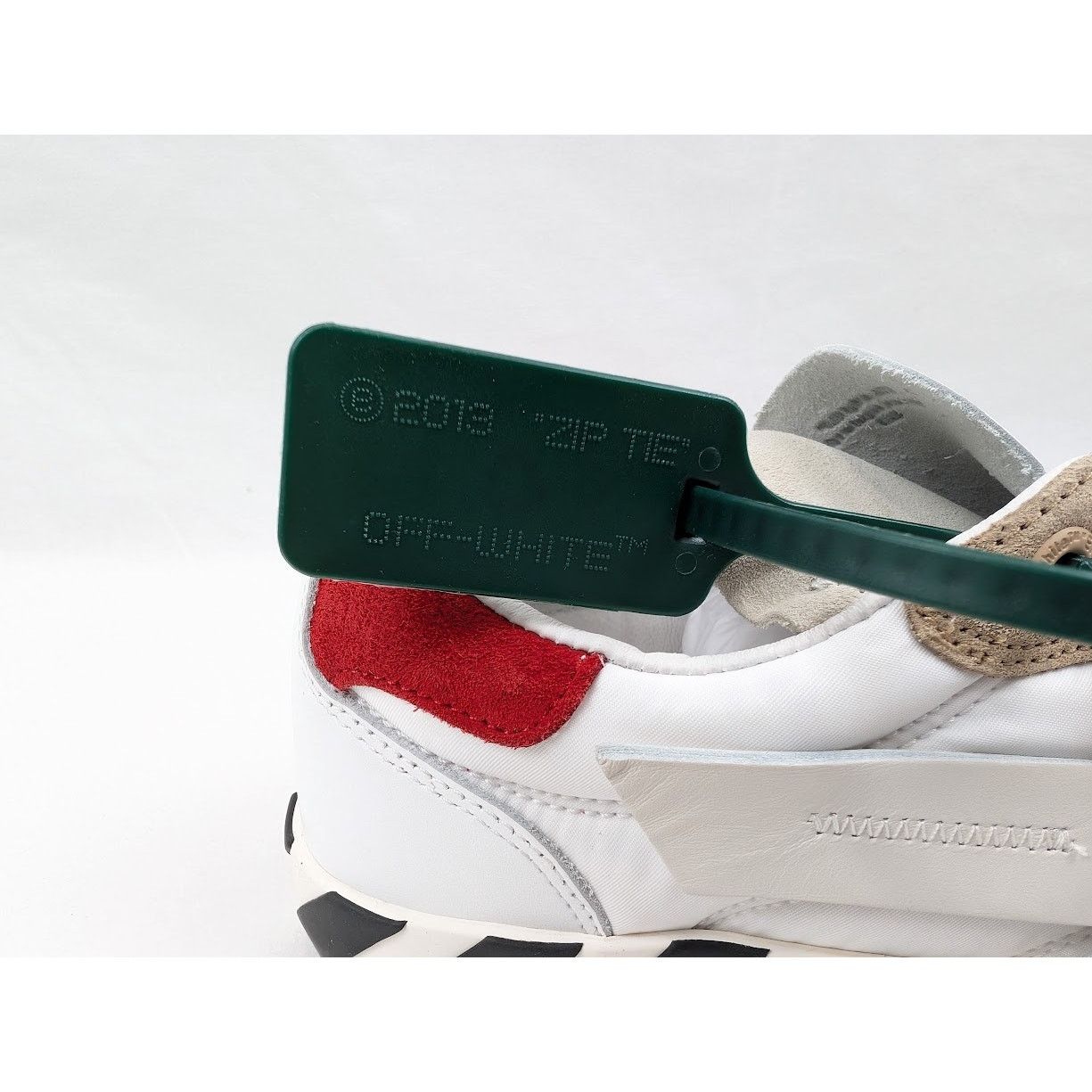 Off-White o1rshd1 New Low Vulcanized Sneakers in White/Beige Size US 8 / EU 41 - 3 Thumbnail