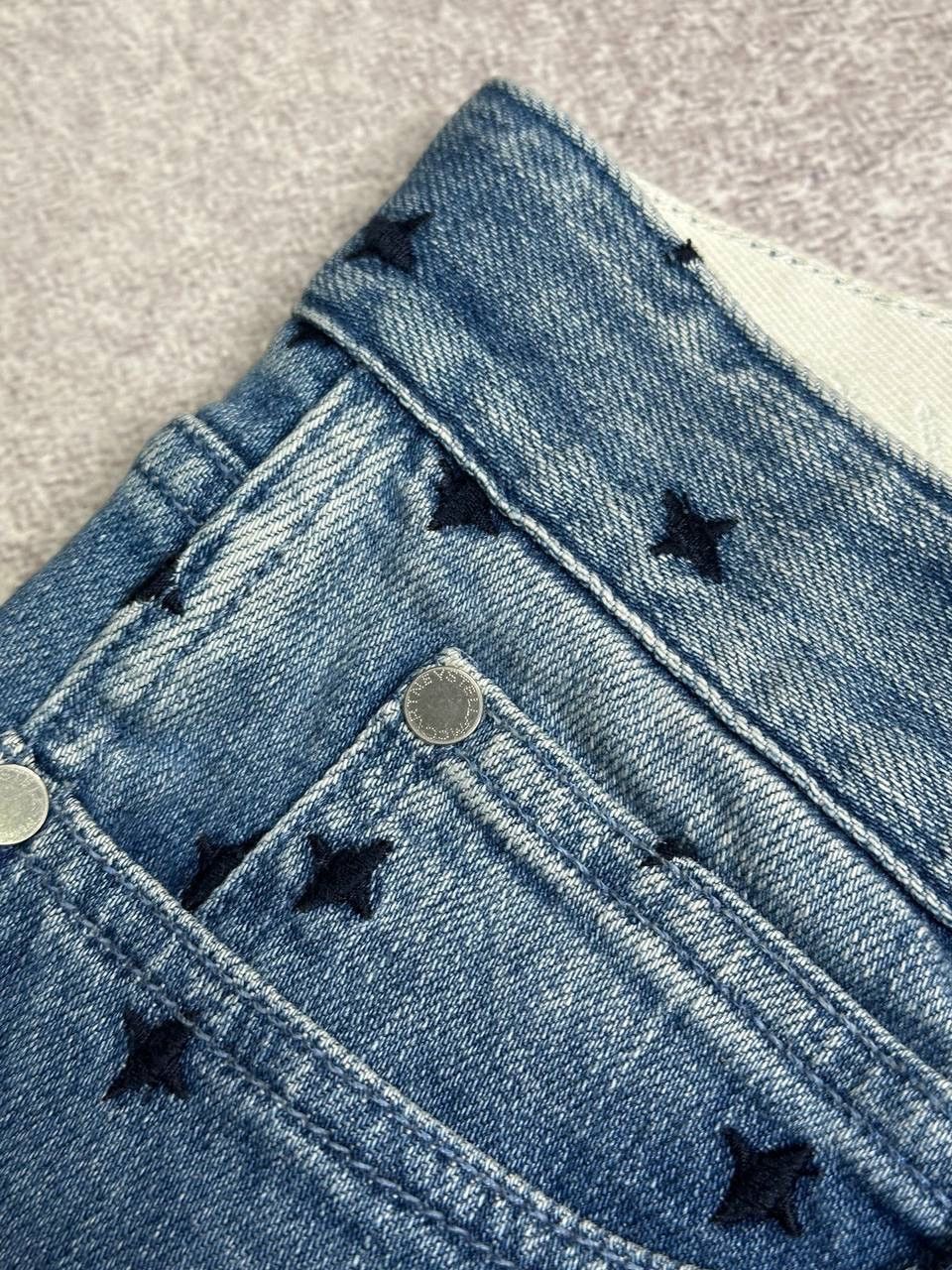 Stella McCartney WMNS Stella McCartney All Over Stars Denim Jeans Size 27" / US 4 / IT 40 - 8 Thumbnail