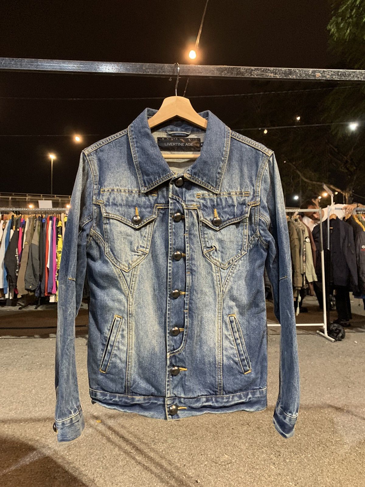 Japanese Brand Livertine Age Denim Jacket Size US M / EU 48-50 / 2 - 1 Thumbnail