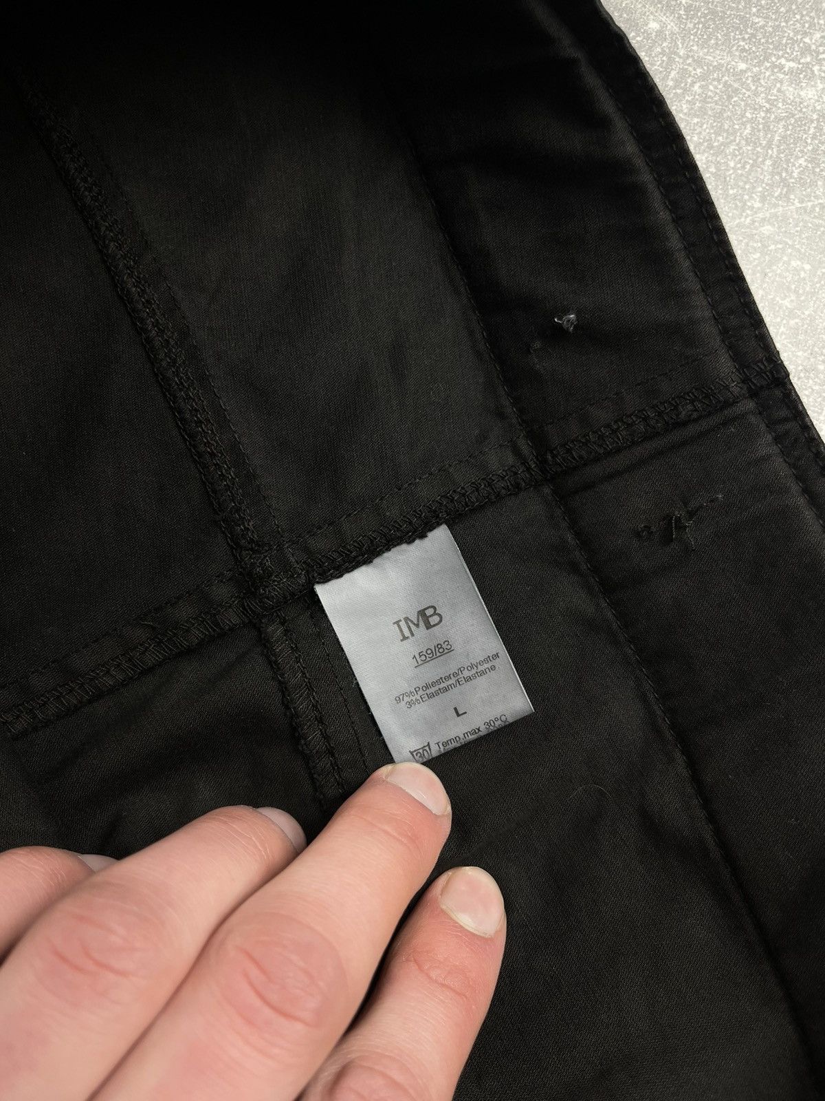 Other Avant Garde I M Brian IMB Drawstring Relaxed Pants Black Size US 33 - 12 Thumbnail