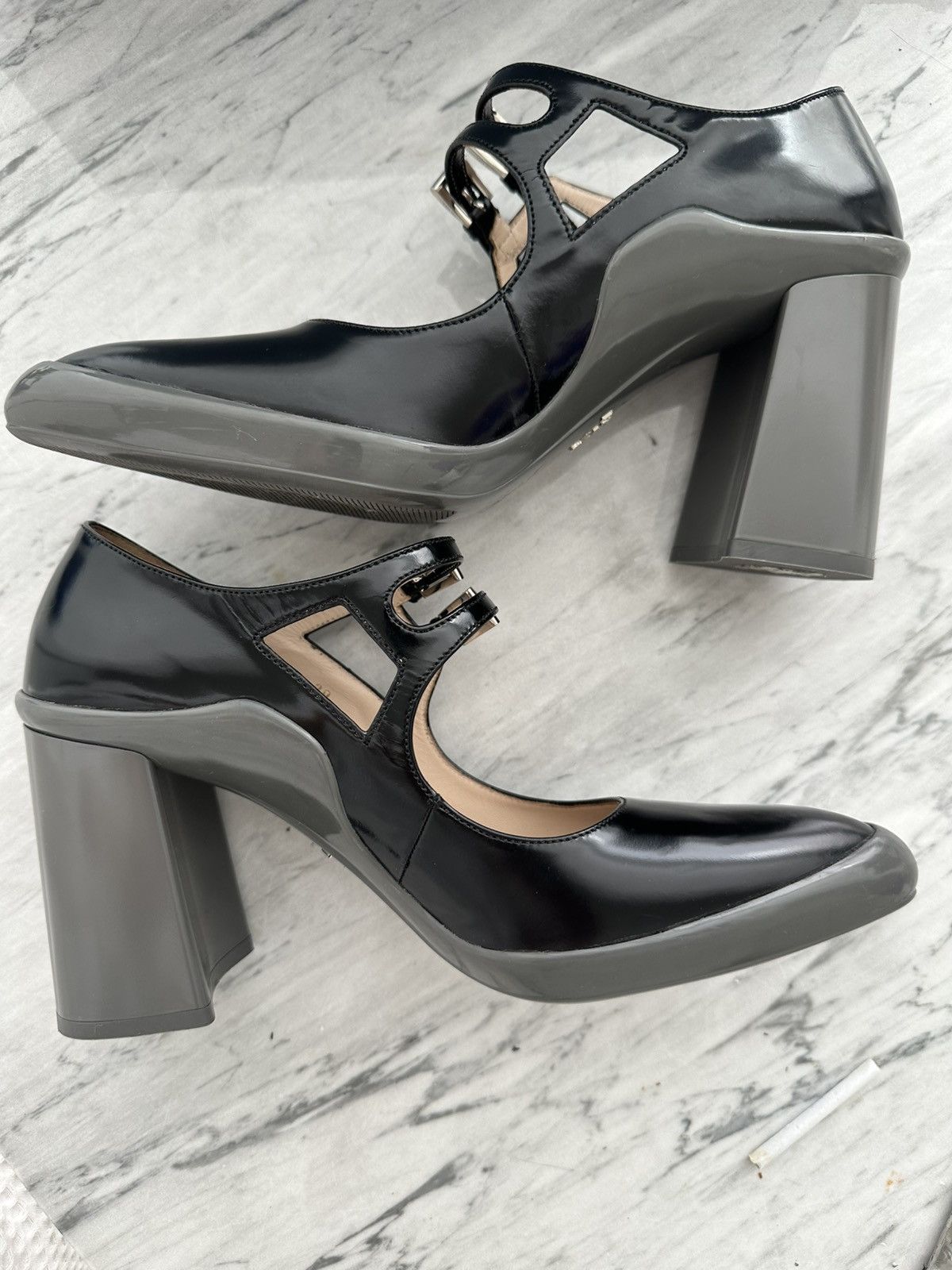 Prada Prada "Archive" 2015 Collectible Mary Jane Shoes Size US 8 / IT 38 - 4 Thumbnail