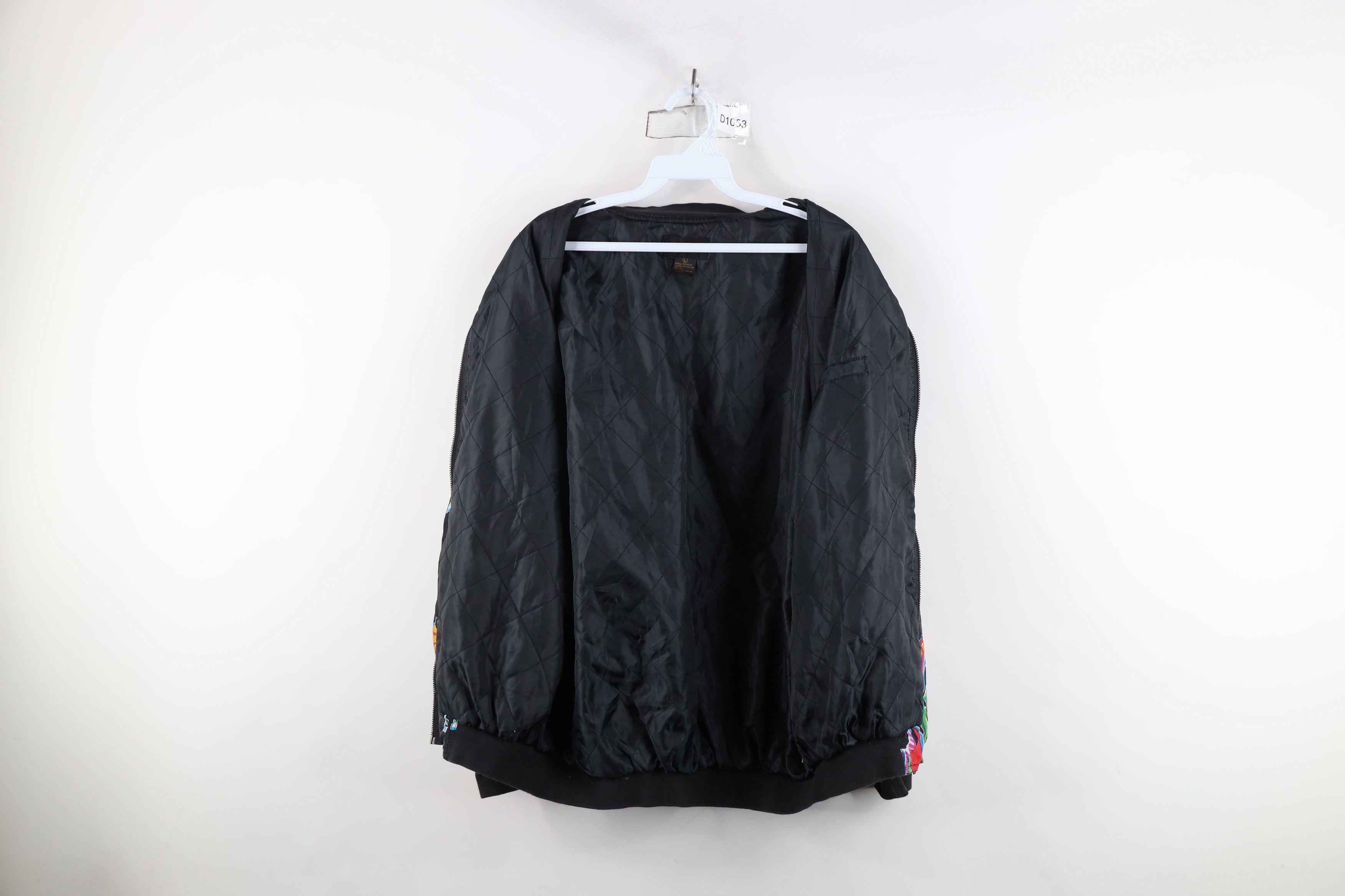 Vintage Vintage 90s Streetwear Rainbow Zebra Full Zip Bomber Jacket Size L / US 10 / IT 46 - 8 Thumbnail