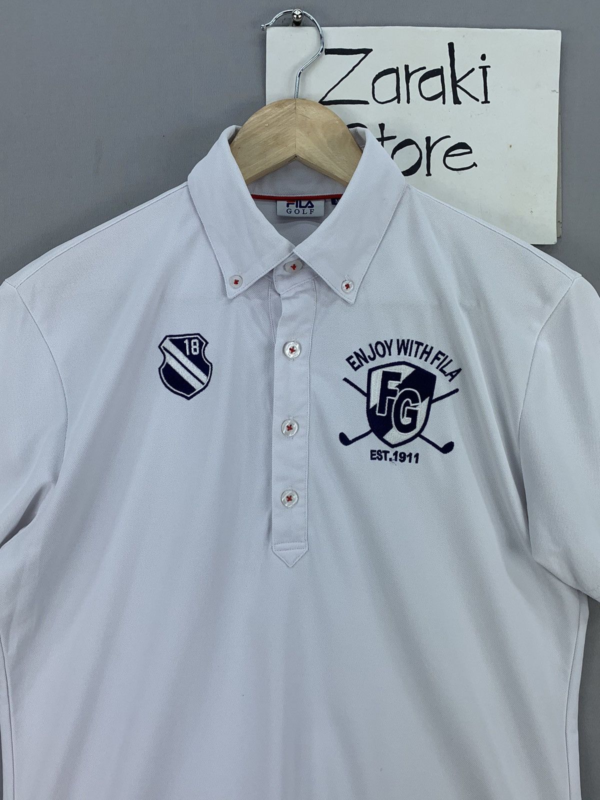 Fila Fila Golf White Polo Shirt Size US M / EU 48-50 / 2 - 4 Thumbnail