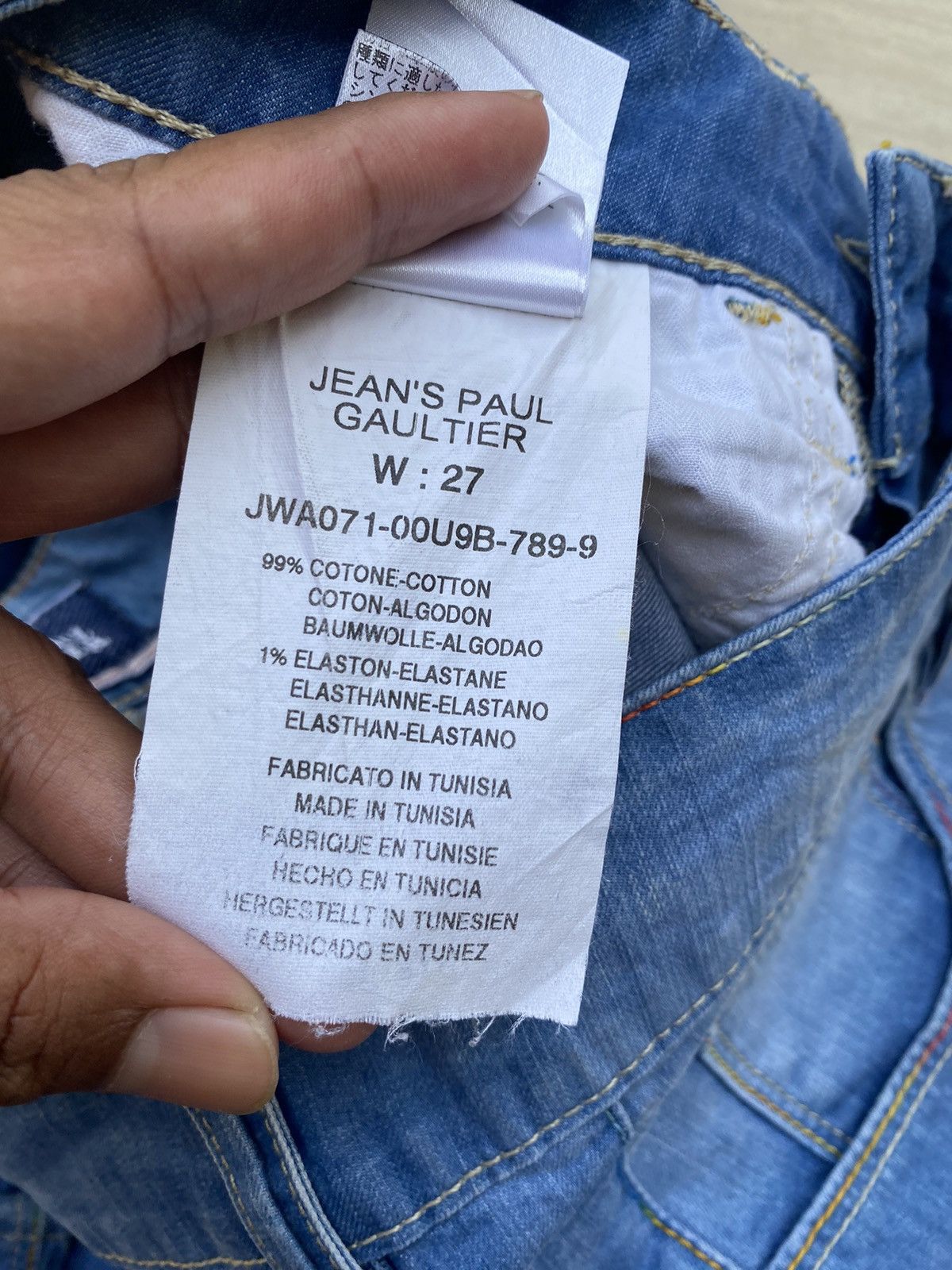 Jean Paul Gaultier vintage jegging jean’s paul gaultier Size 27" / US 4 / IT 40 - 14 Thumbnail