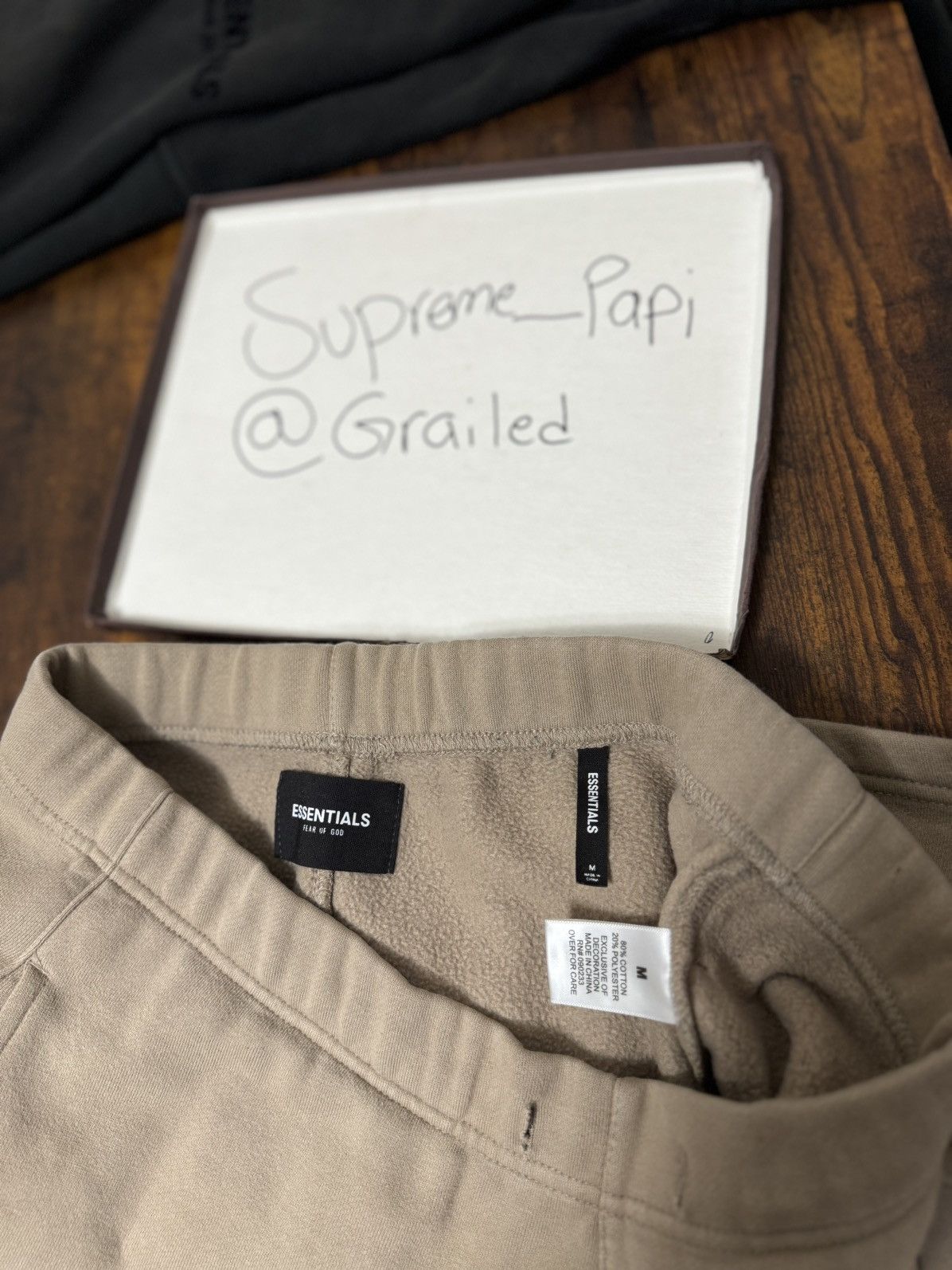 Fear of God 🔥 Fear of God Essentials OG Sweat Shorts SZ Medium Tan Size US 32 / EU 48 - 7 Thumbnail