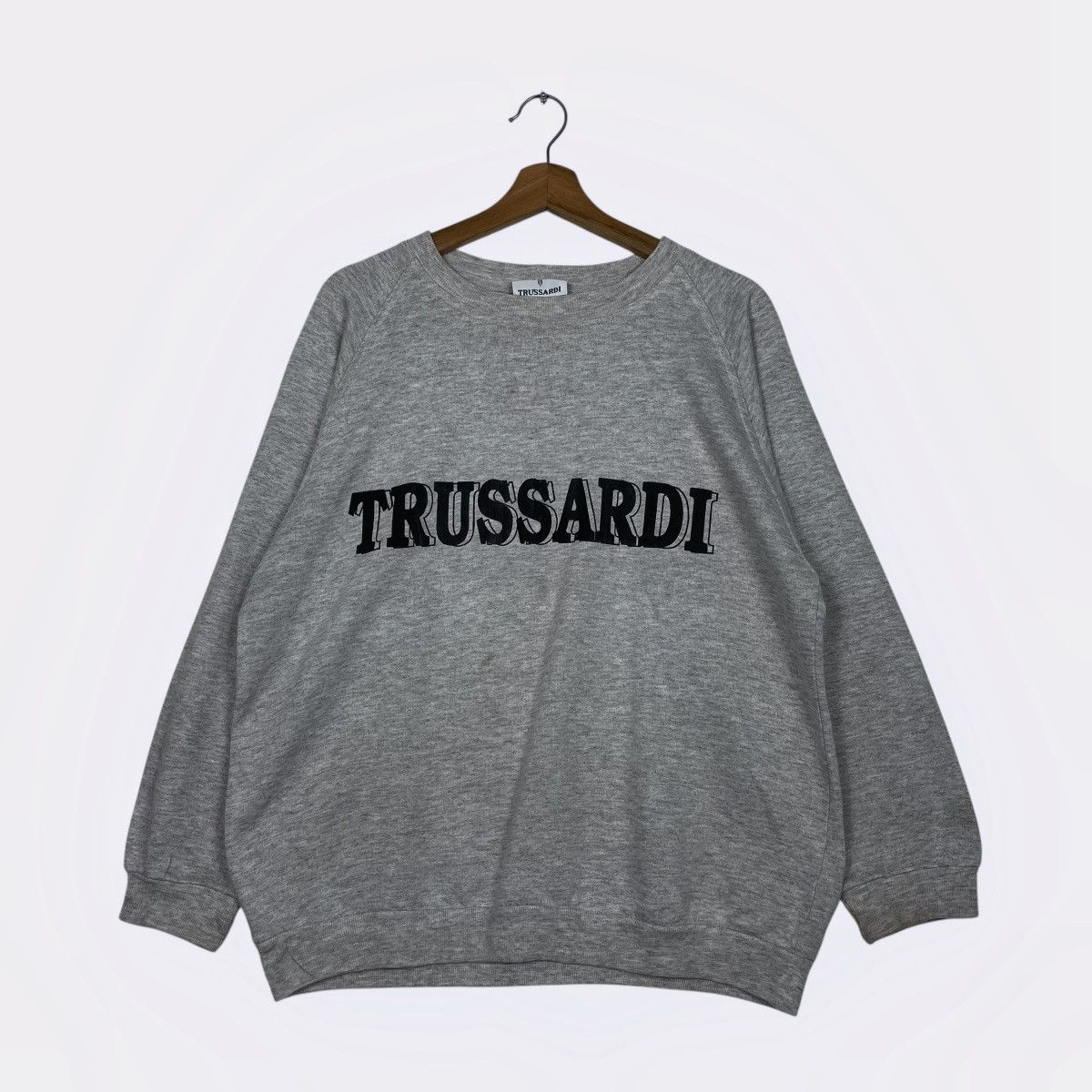 Trussardi Big Logo Crewneck Sweatshirt