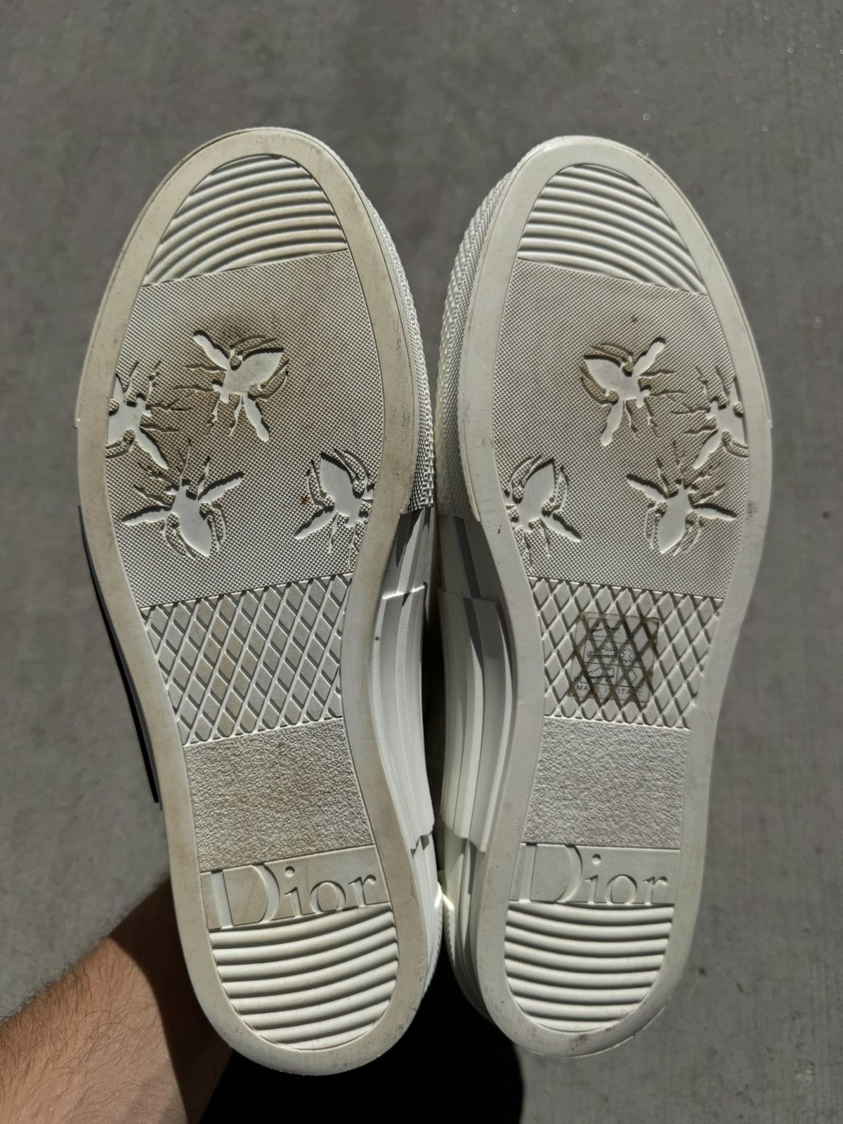 Dior CHRISTIAN DIOR B23 OBLIQUE WHITE CREAM SIZE 42 EU / 9 US Size US 9 / EU 42 - 5 Thumbnail