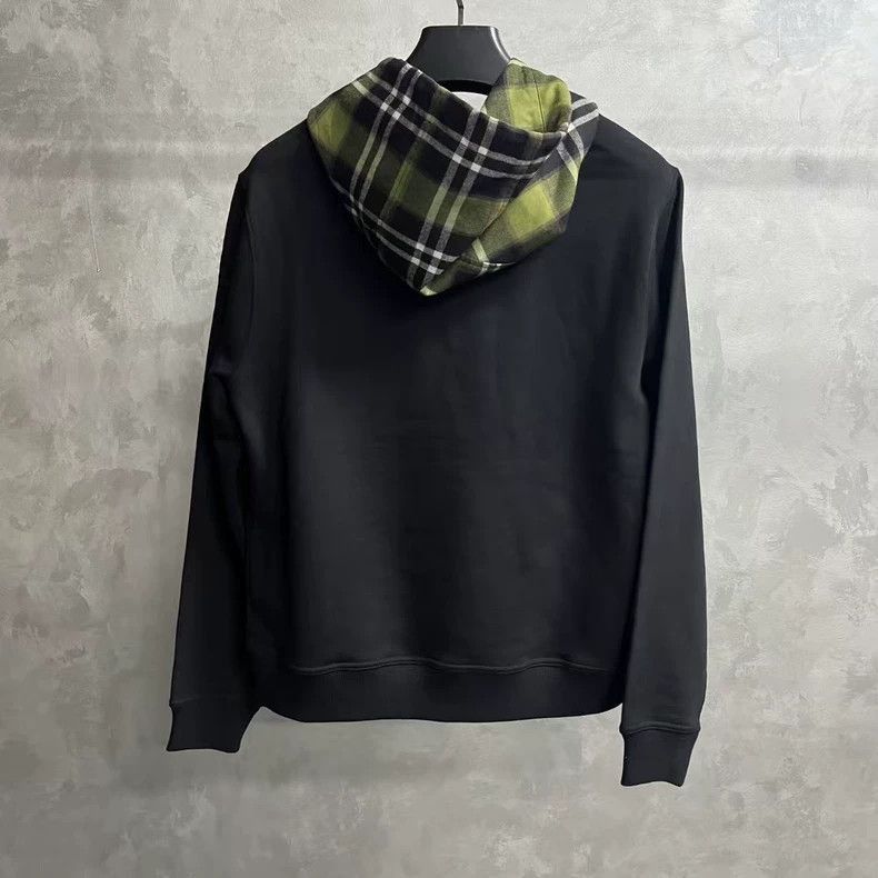 Burberry Burberry Burberry Black Check Print Hoodie Sweatshirt-2507 Size US S / EU 44-46 / 1 - 2 Thumbnail