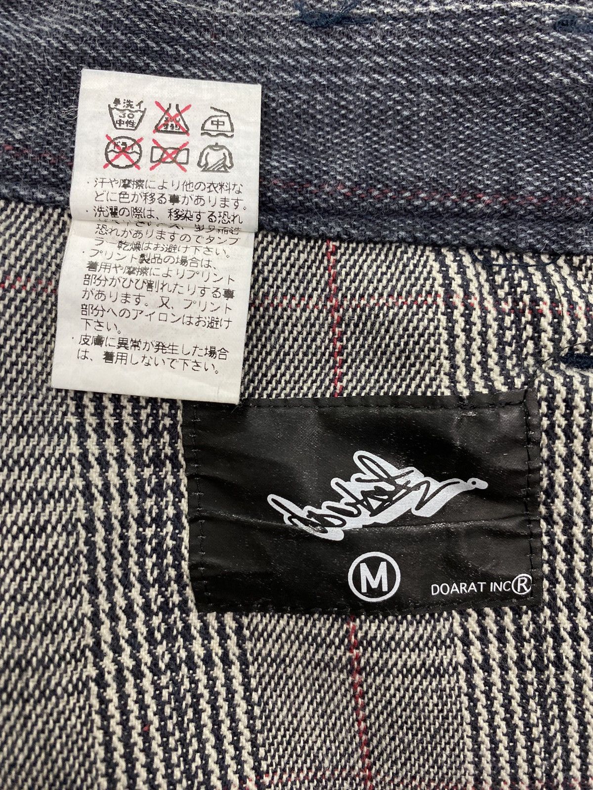 Japanese Brand Doarat Plaid Denim Trouser Size US 32 / EU 48 - 14 Thumbnail