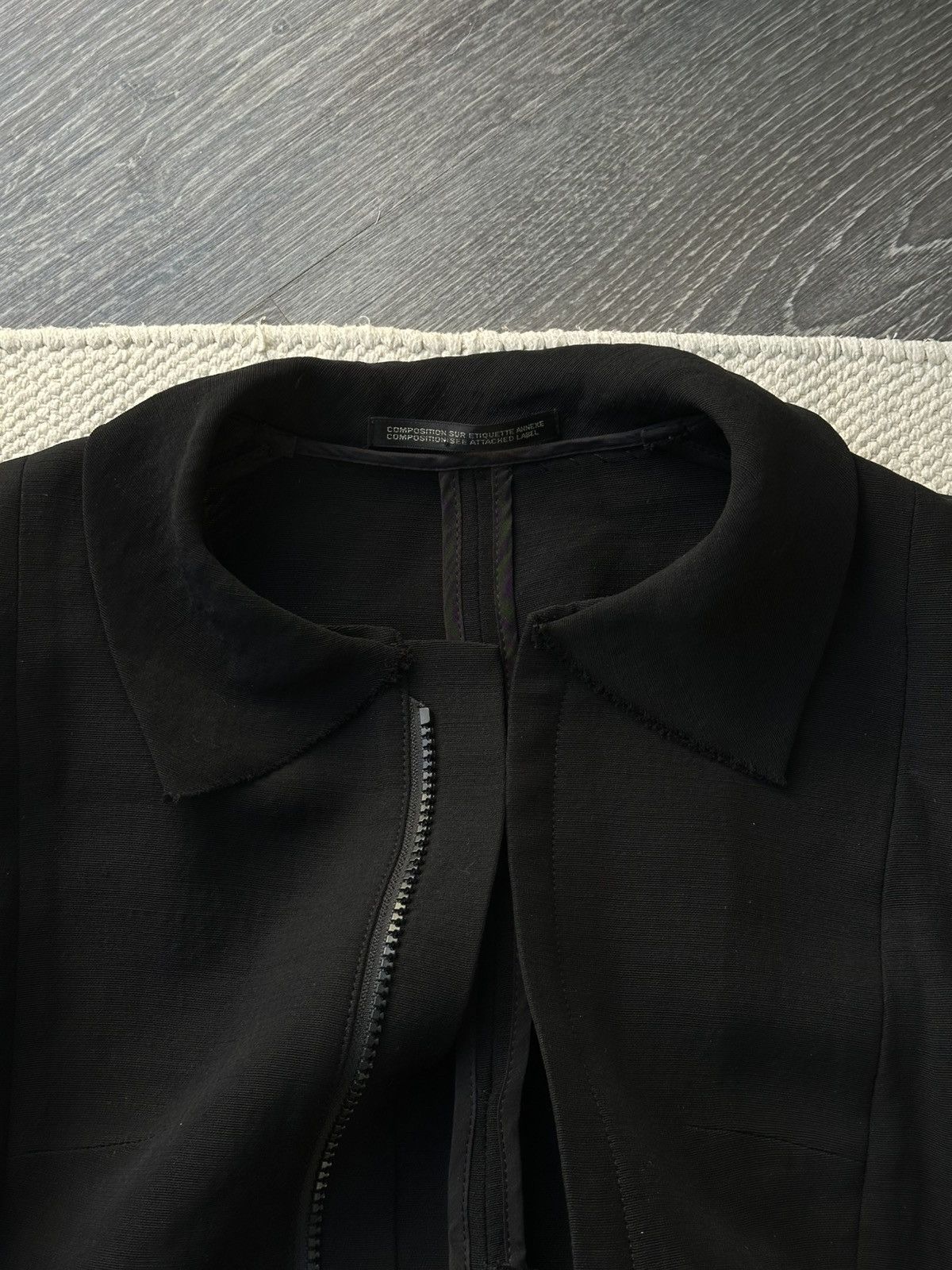 Vintage × Yohji Yamamoto Rare🖤 Yohji Yamamoto 2009 Archive Black Zip Kimono Jacket Size M / US 6-8 / IT 42-44 - 5 Thumbnail