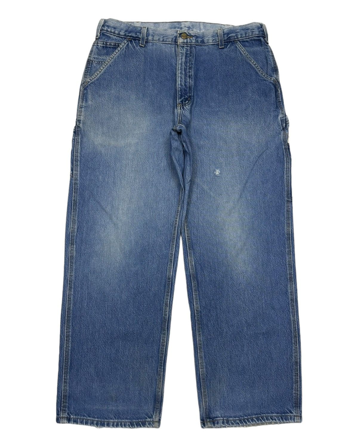 Carhartt VINTAGE CARHARTT BAGGY CARPENTER JEANS Size US 36 / EU 52 - 8 Thumbnail