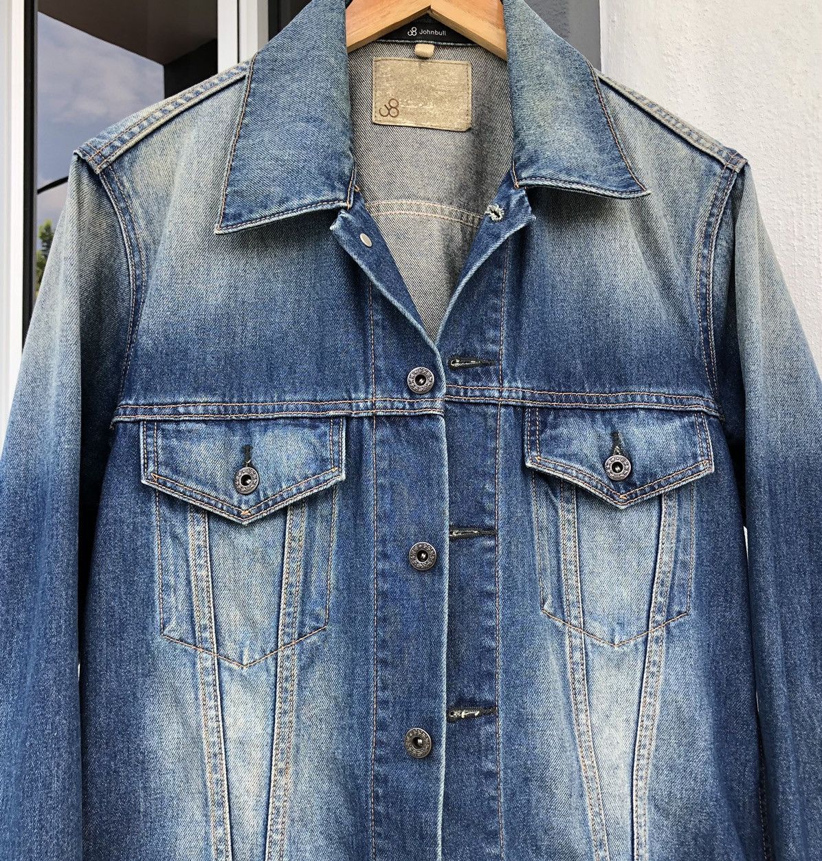 Johnbull Japanese Johnbull Trucker Denim Jacket Size US L / EU 52-54 / 3 - 4 Thumbnail