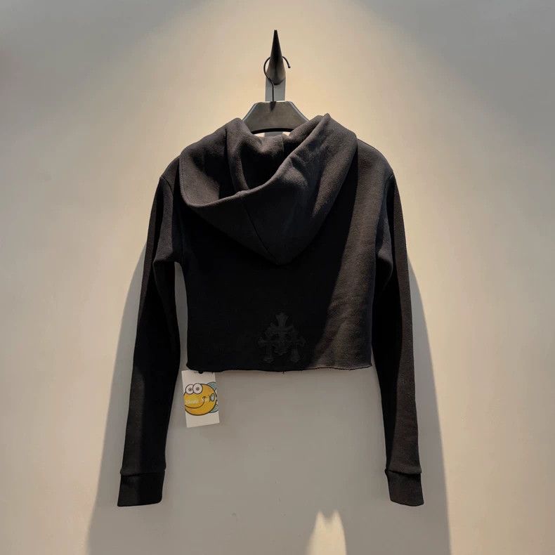 Chrome Hearts Chrome Hearts Black Chest Sword Back Thirty Zipper Hoodie Size S / US 4 / IT 40 - 3 Thumbnail