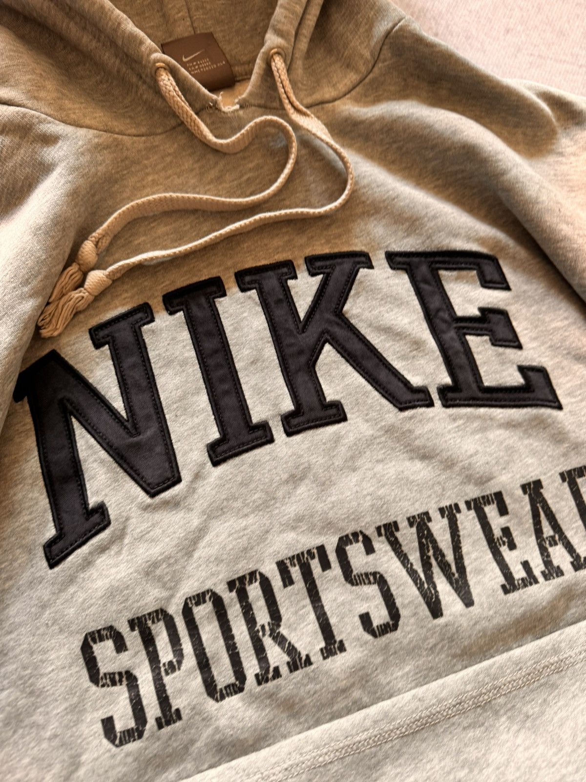 Nike × Vintage NIKE VINTAGE CENTER LOGO OVERSIZE BOXY HOODIE Size US L / EU 52-54 / 3 - 6 Thumbnail