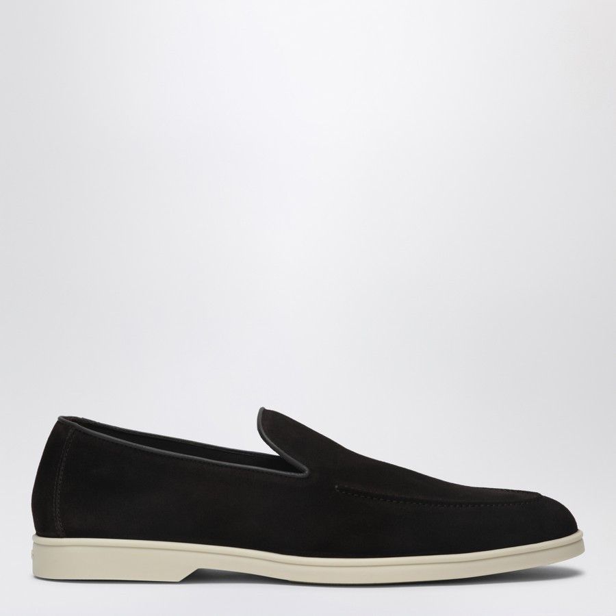 Doucal's o1d2blof0225 Leather Moccasin Loafers in Brown Size US 8 / EU 41 - 2 Thumbnail