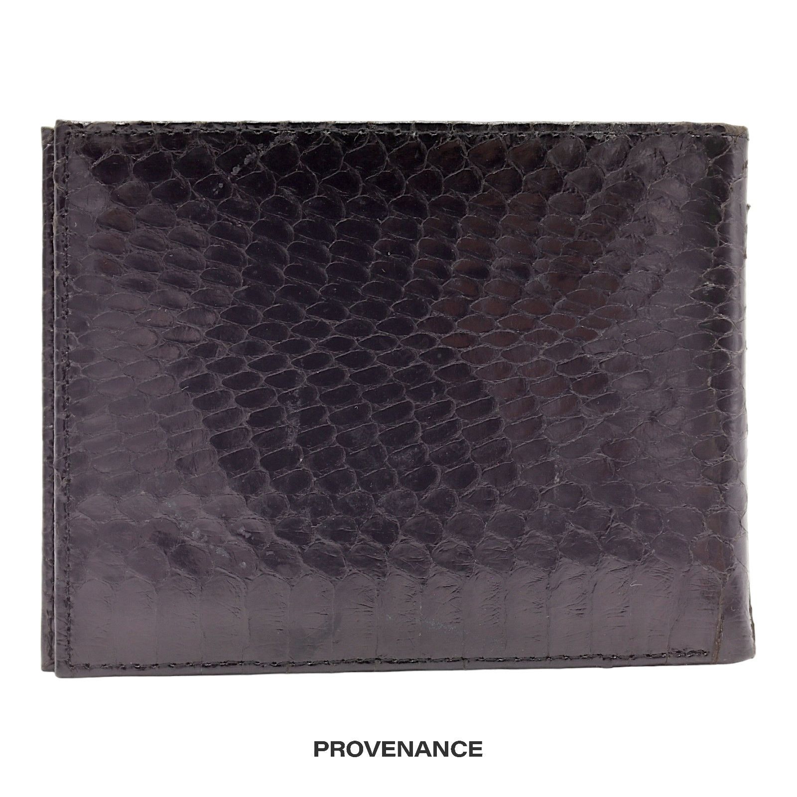 Dior 🔴 Christian Dior Bifold Wallet - Black Snakeskin Size ONE SIZE - 2 Thumbnail