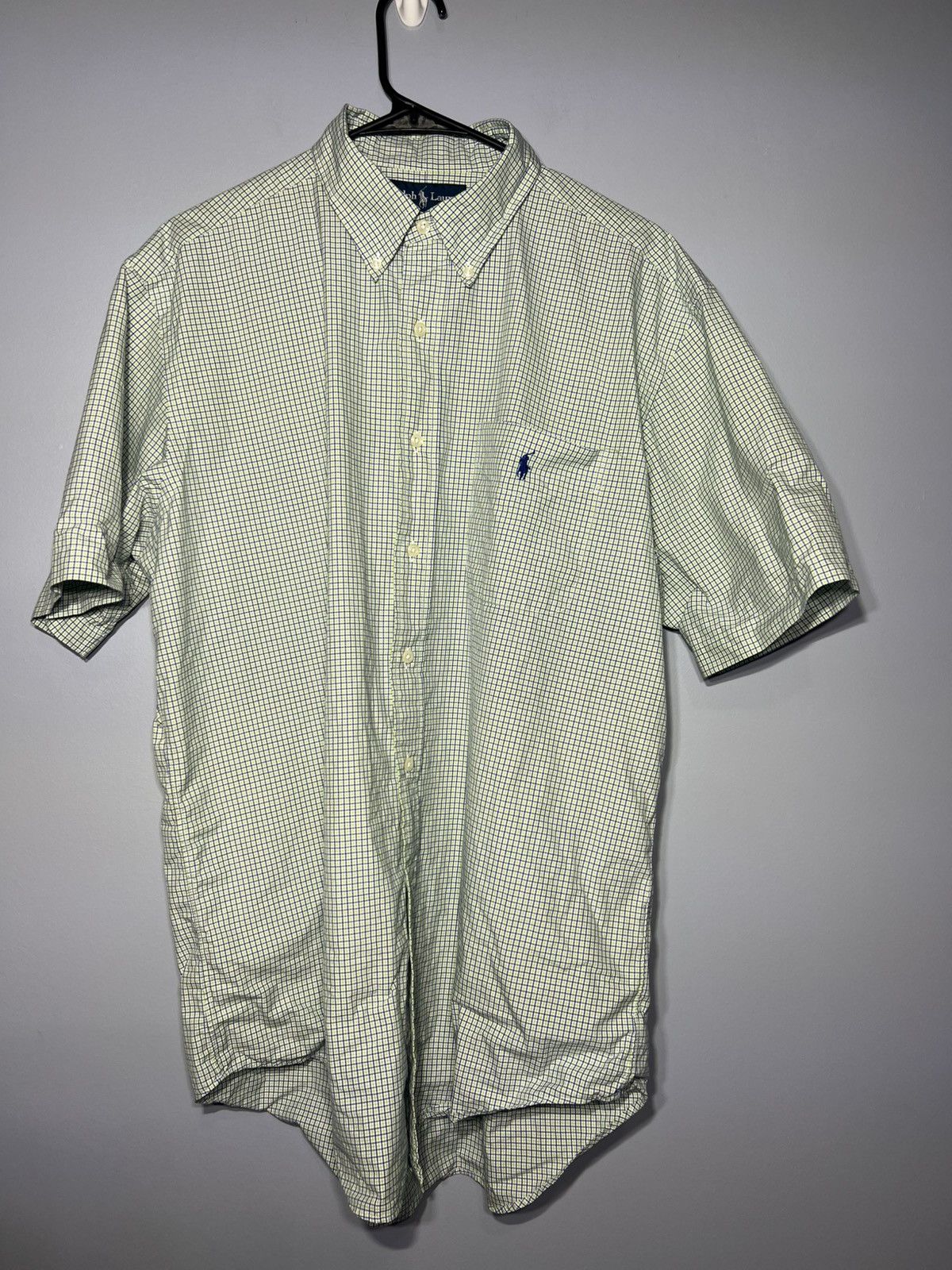 Polo Ralph Lauren Ralph Lauren Polo Men's Size L Green And Blue Grid S/S Size US L / EU 52-54 / 3 - 2 Thumbnail