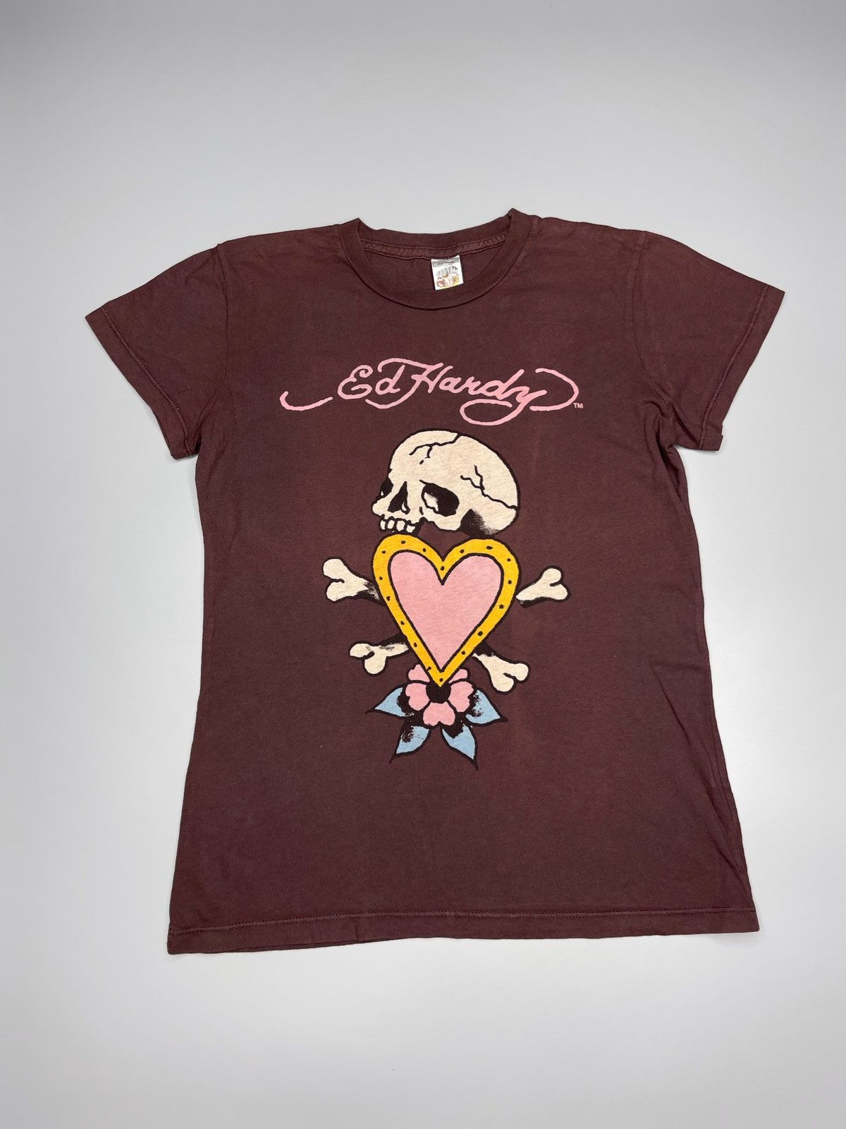 Ed Hardy × Vintage Vintage Y2k Ed Hardy Tee Skull Size M / US 6-8 / IT 42-44 - 1 Thumbnail