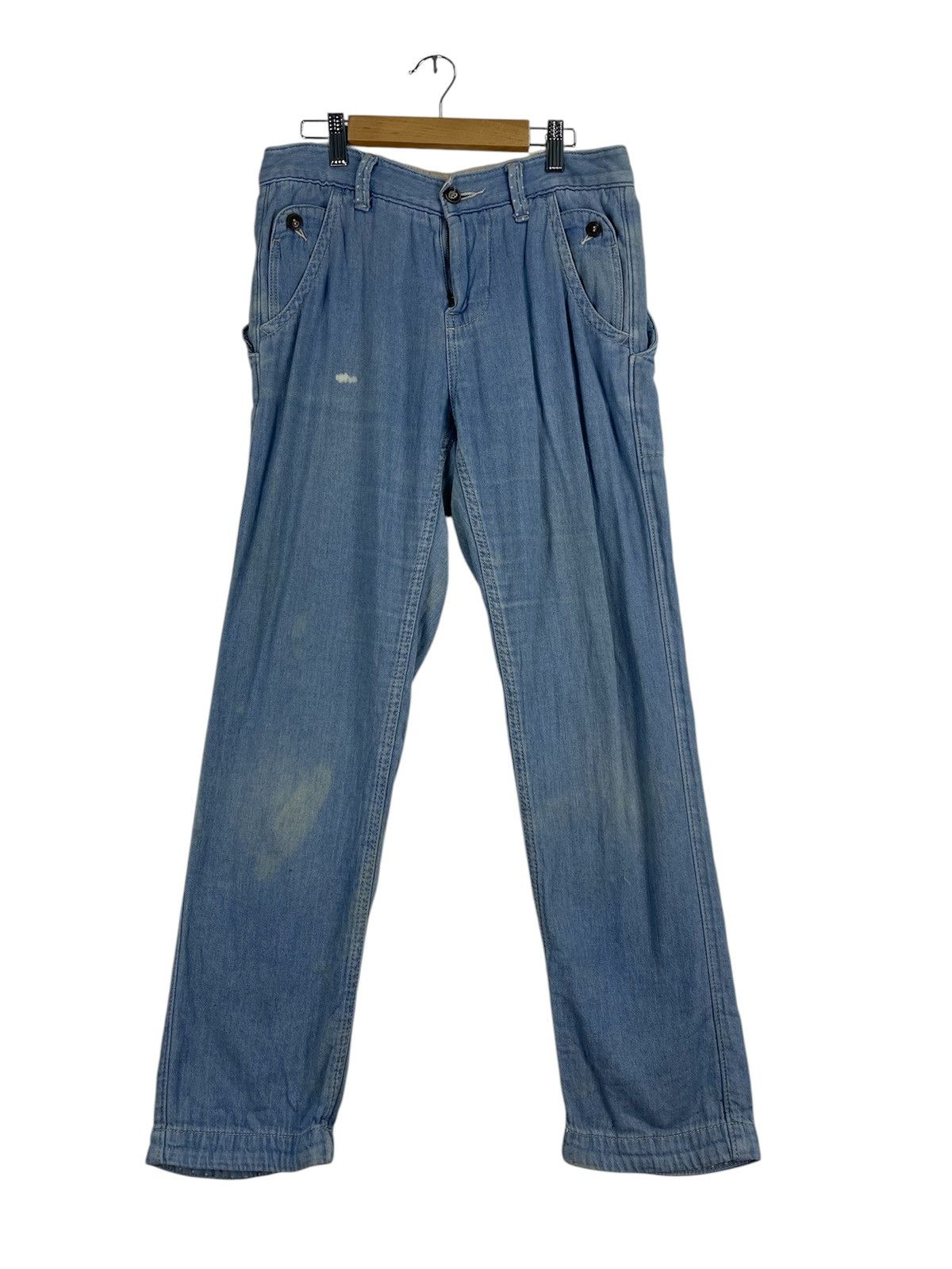 Japanese Brand × Vintage Vintage Camel Road Denim Size US 26 / EU 42 - 1 Thumbnail