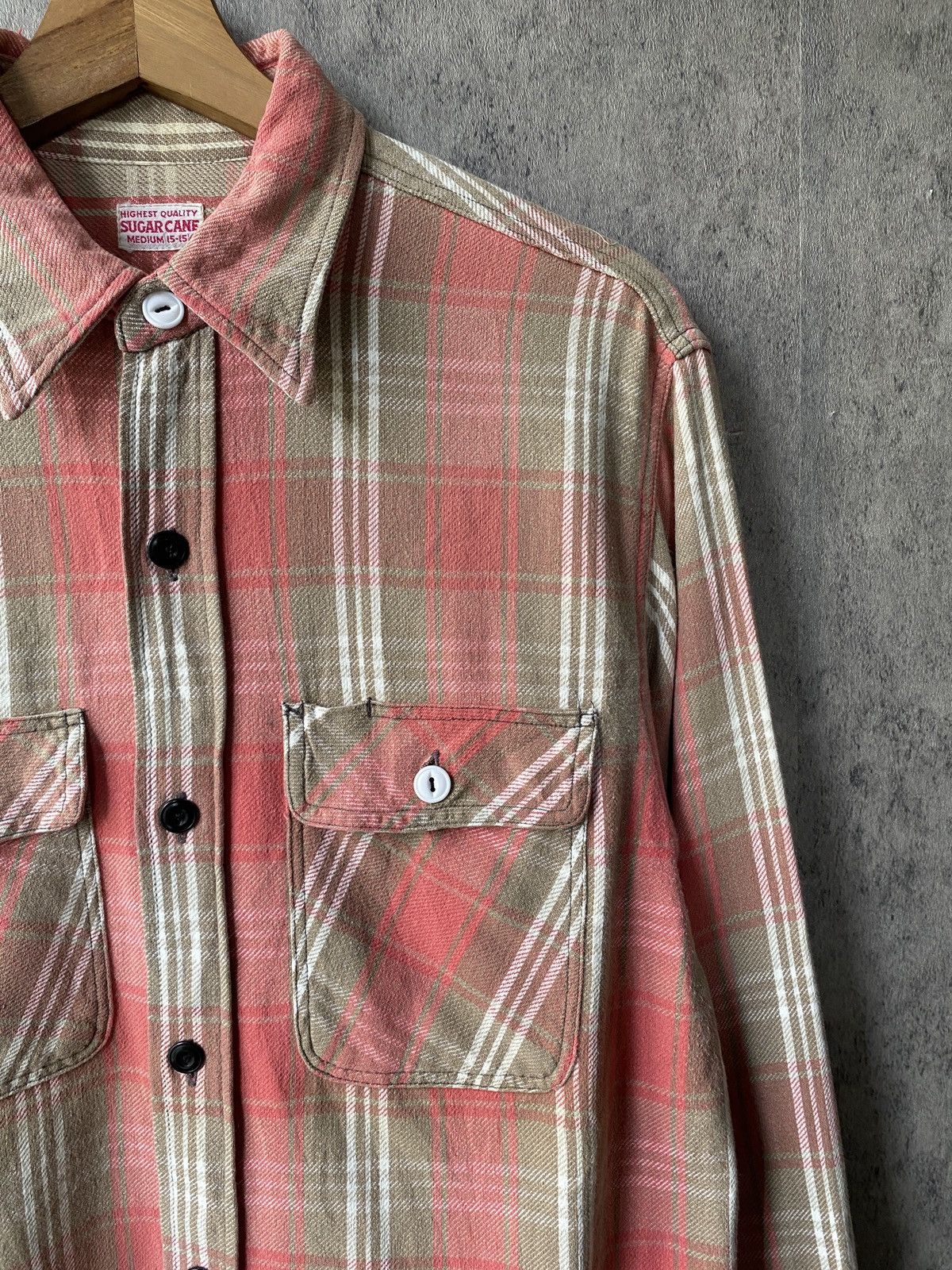 Sugar Cane Vintage Sugar Cane Japan Flannel Shirt Size US M / EU 48-50 / 2 - 8 Thumbnail