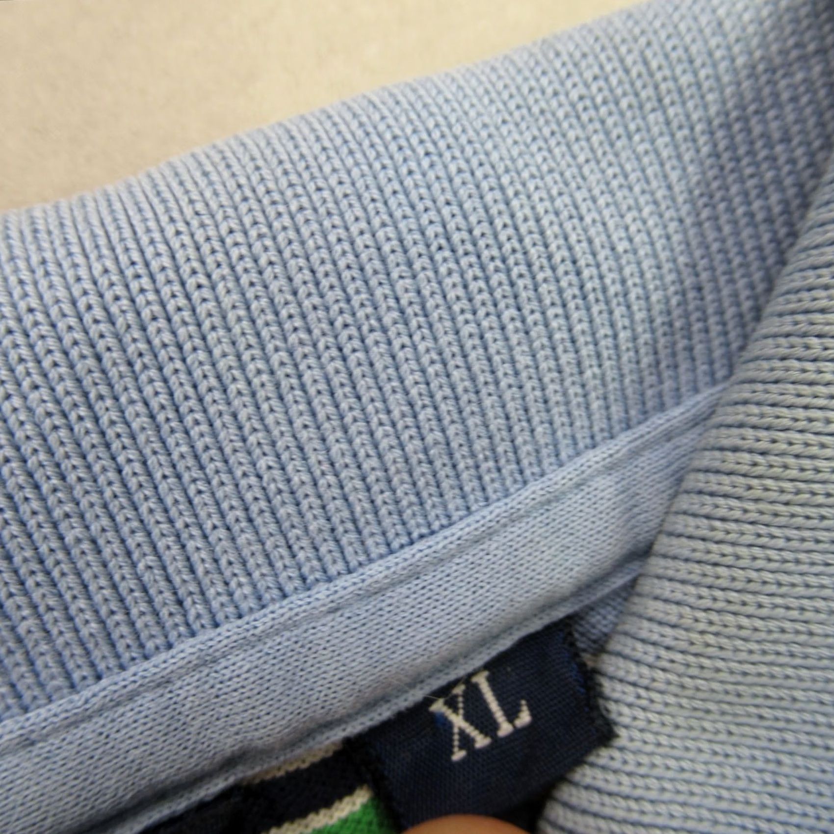 Polo Ralph Lauren Polo Ralph Lauren Shirt Mens XL Polo Short Sleeve Stripes Casual Blue Polo Golf Shirt Size US XL / EU 56 / 4 - 4 Thumbnail