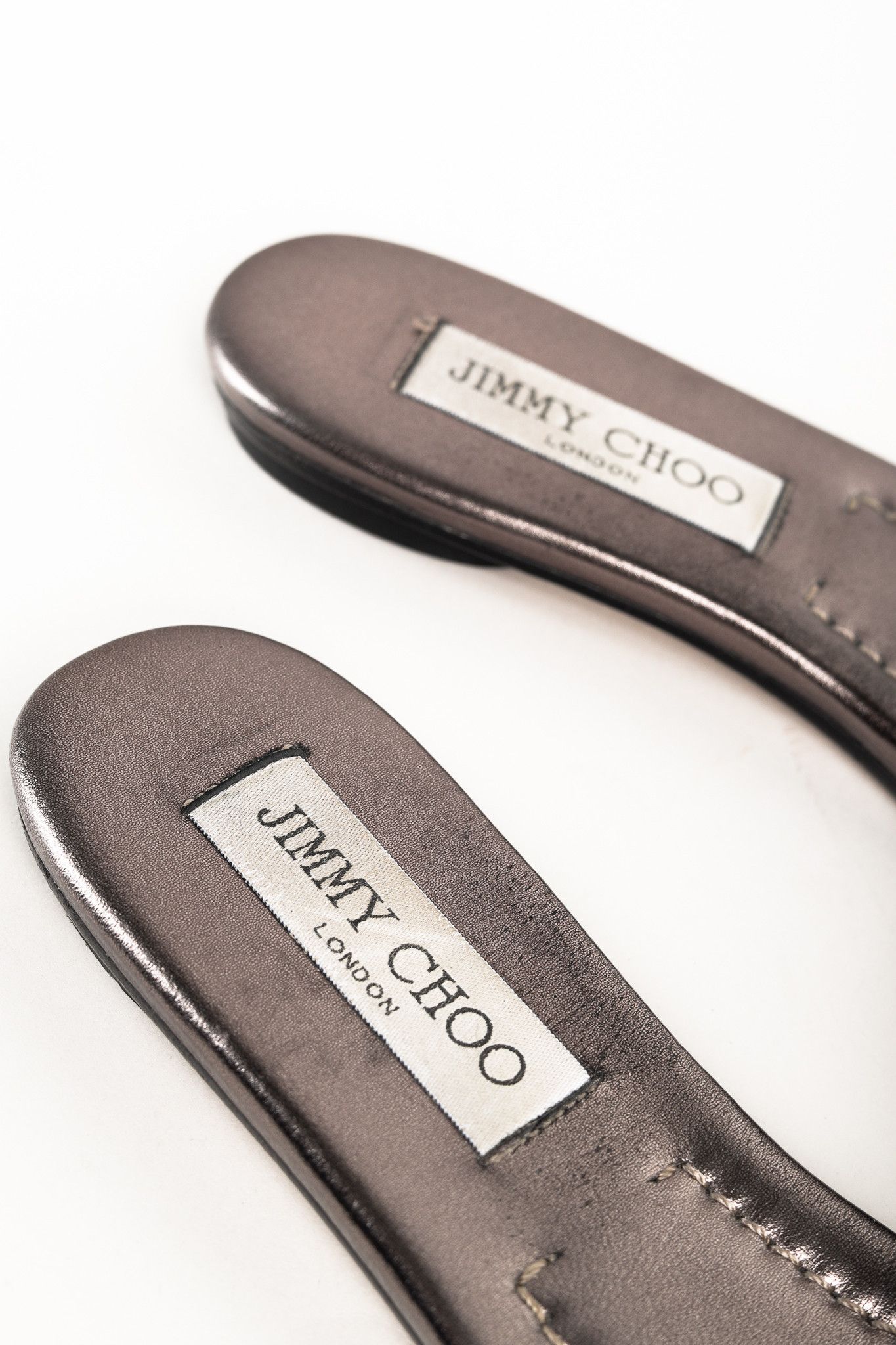 Jimmy Choo Jimmy Choo Neave Embelllished Floral Leather Sandal Size US 6.5 / IT 36.5 - 10 Thumbnail