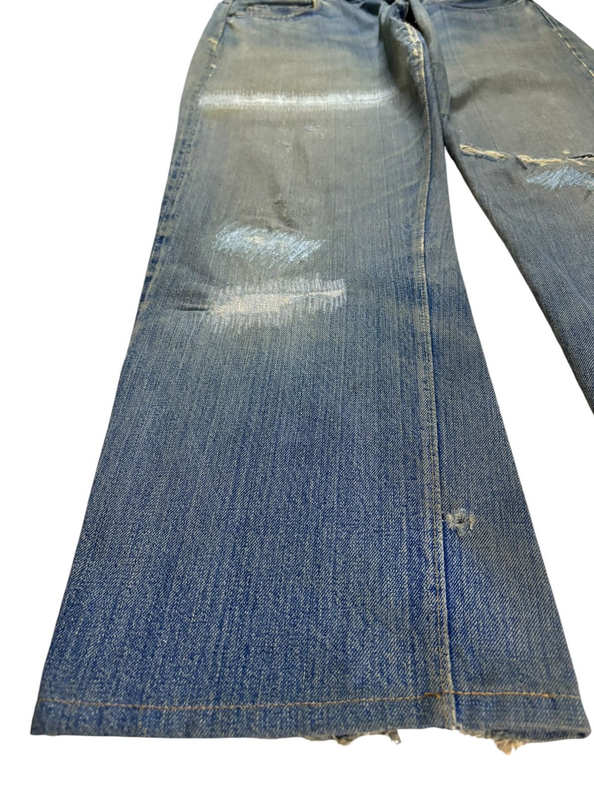 Levi's SICK VINTAGE 60s Levis 501 Big E Selvedge Jeans Button 16 Size US 33 - 8 Thumbnail