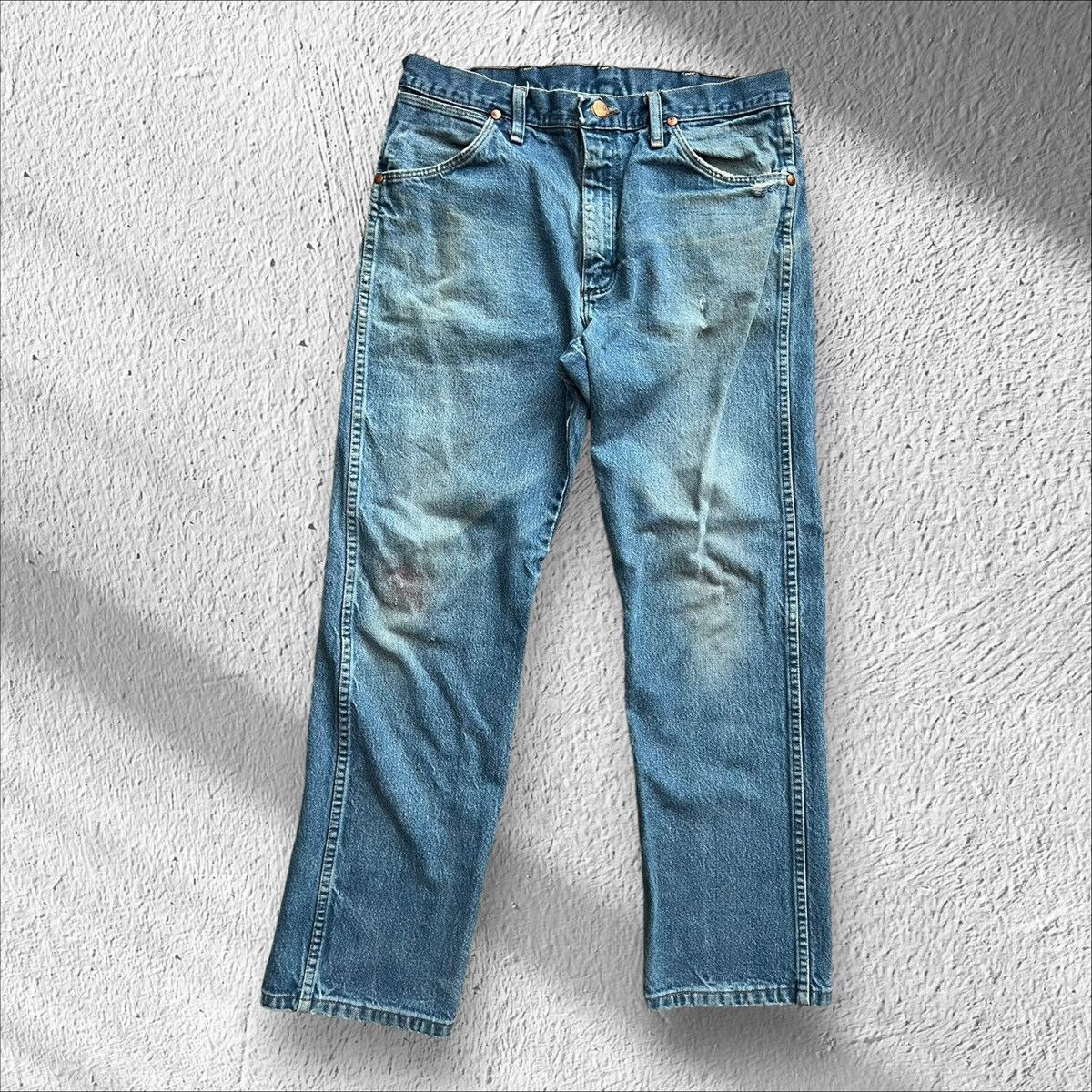 Wrangler Vintage 90s Wrangler Cowboy Cut Original Denim Jeans 32x29 Size US 32 / EU 48 - 2 Thumbnail
