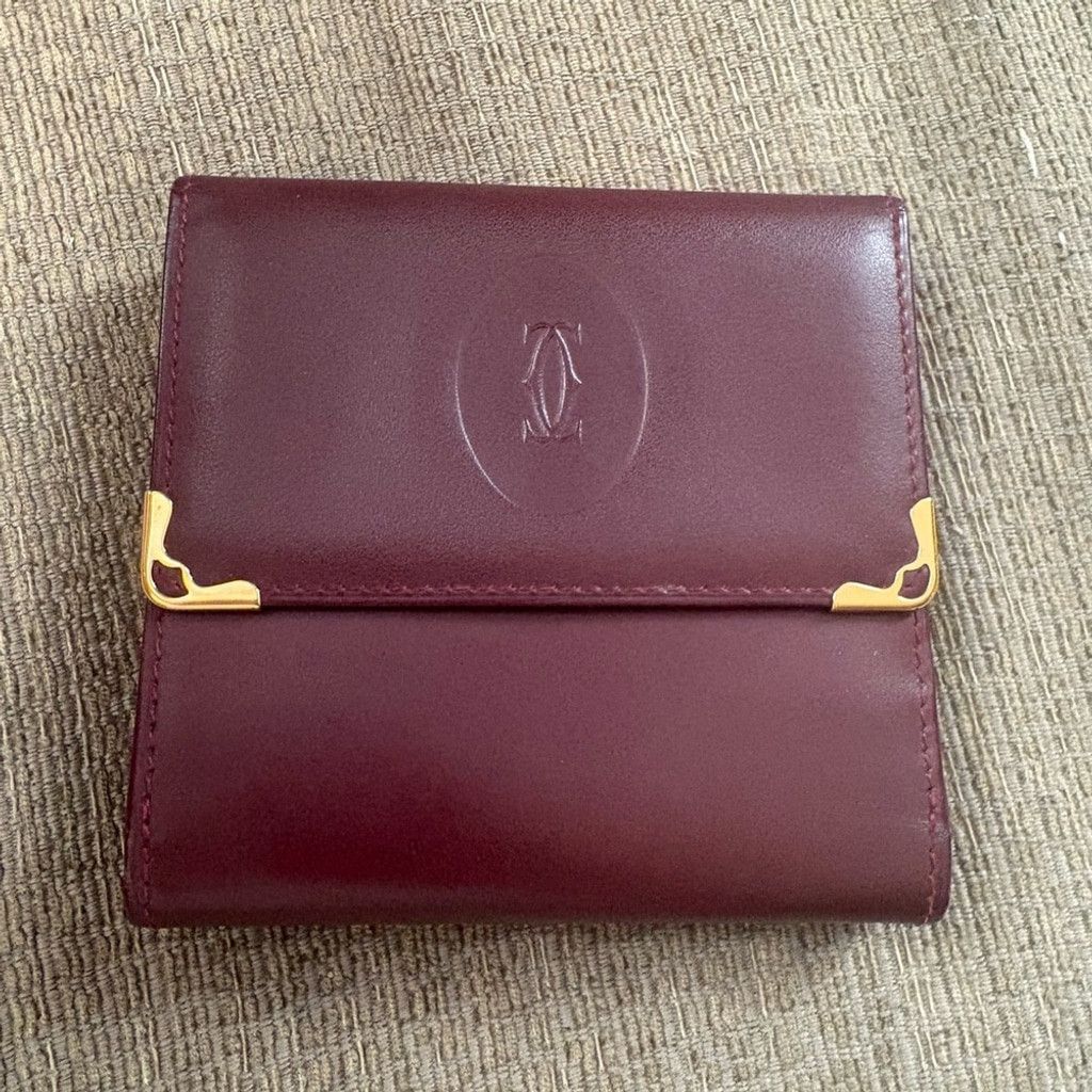 Cartier Cartier Tri-fold Leather Wallet Size ONE SIZE - 2 Thumbnail