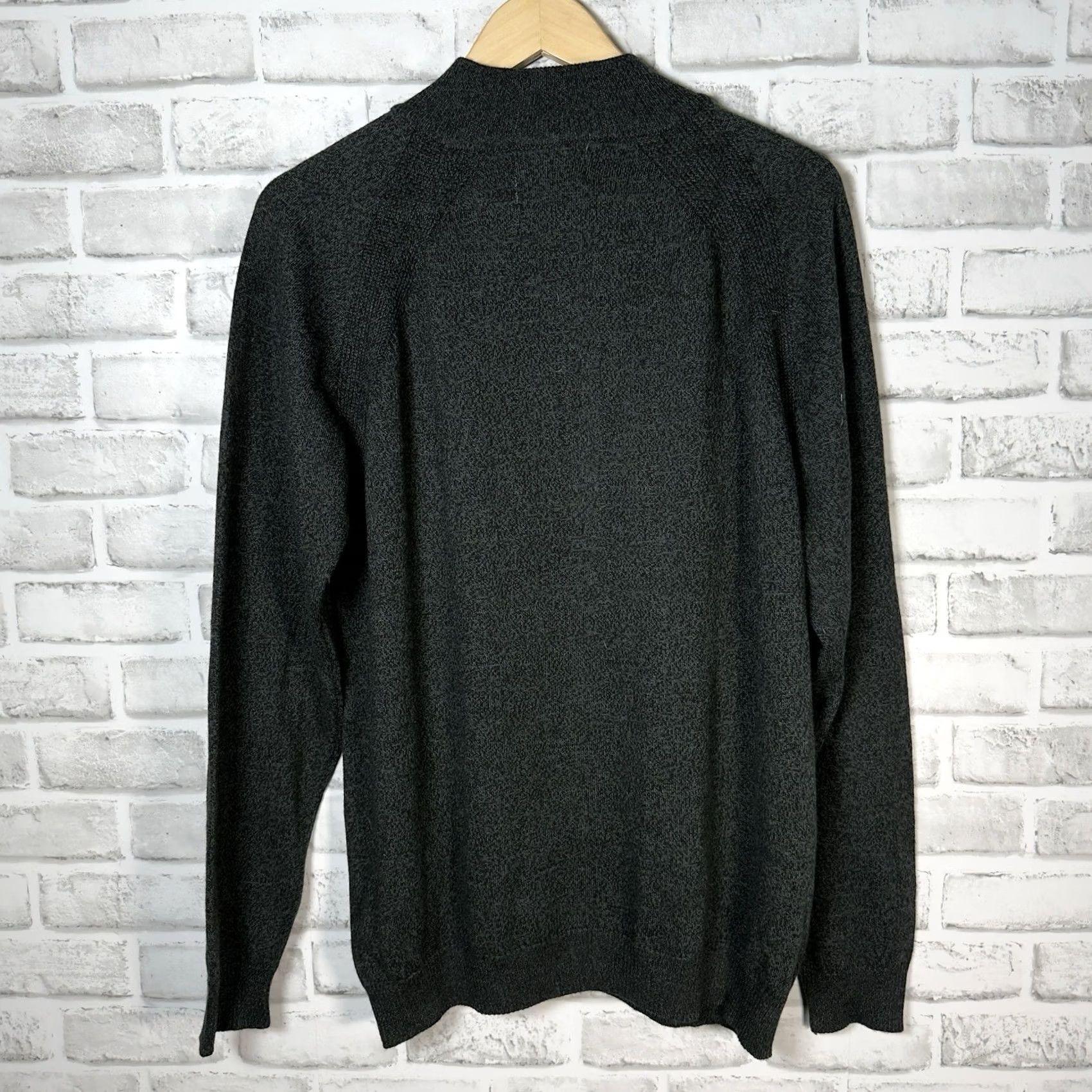 Vintage Westerville Gray Merino Wool Blend Full Zip Cardigan Sweater Mens Size L Size US L / EU 52-54 / 3 - 5 Thumbnail