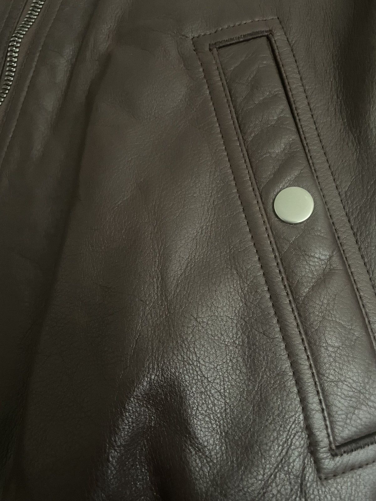 Rick Owens Rick owens calf leather bomber RARE Size US M / EU 48-50 / 2 - 4 Thumbnail