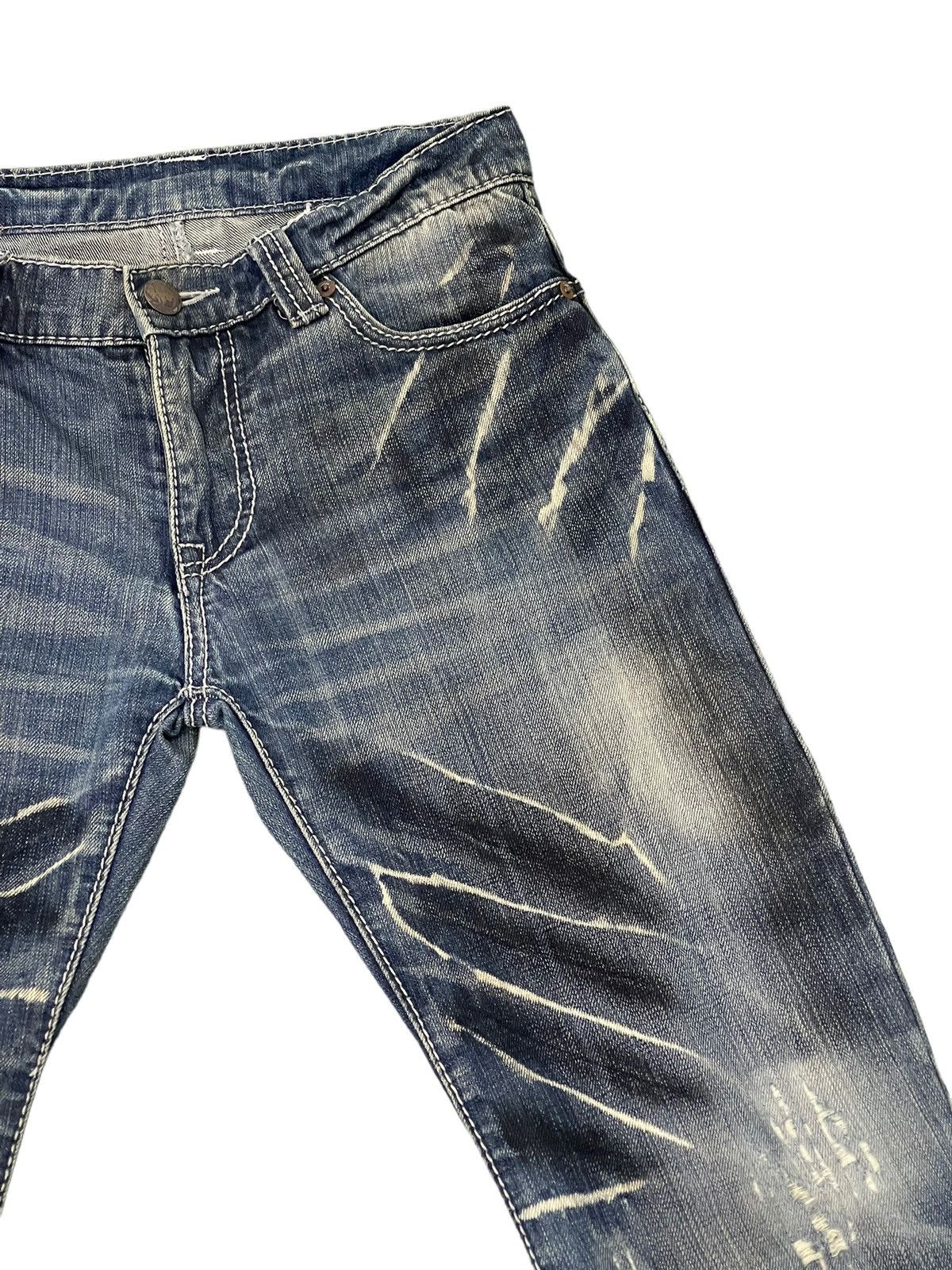 BUFFALO BOBS Flare Jeans Johnny Wolf Curv Leg Distress Low Rise Slim 8🟦1 Size US 30 / EU 46 - 9 Thumbnail